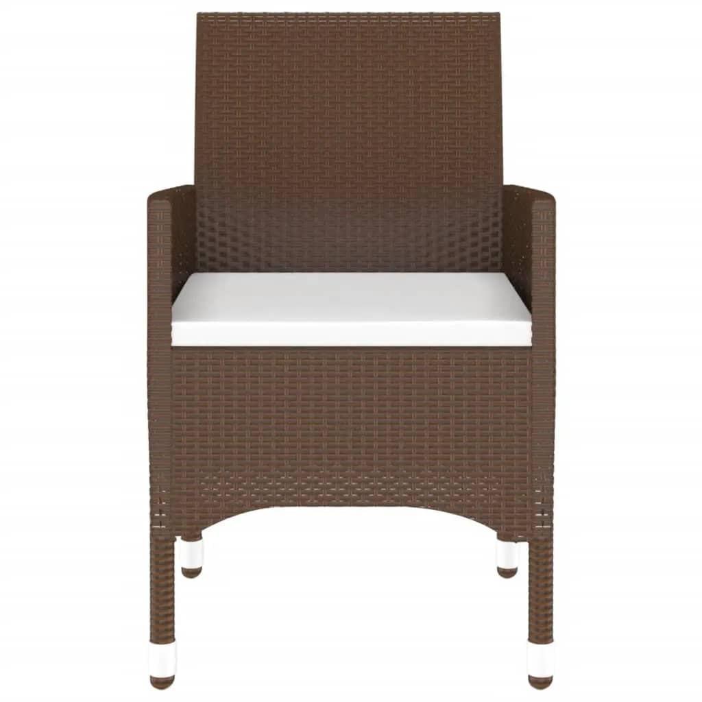 VidaXL Garten bistro set poly-rattan