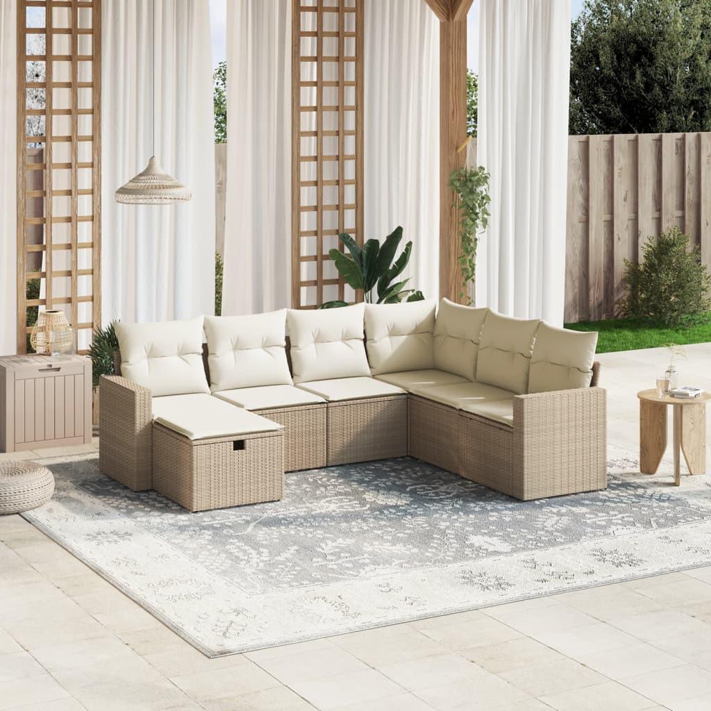 VidaXL Garten sofagarnitur poly-rattan