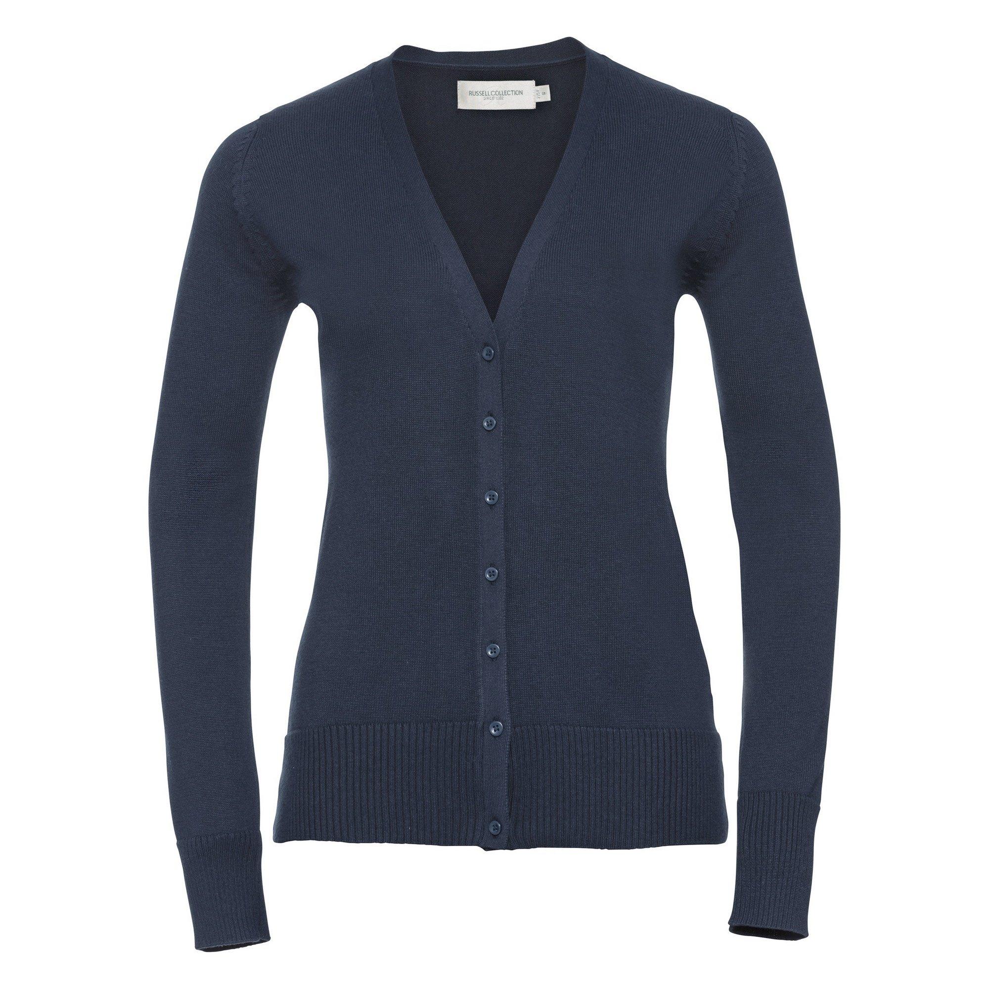 Russell Collection Strickjacke mit VAusschnitt