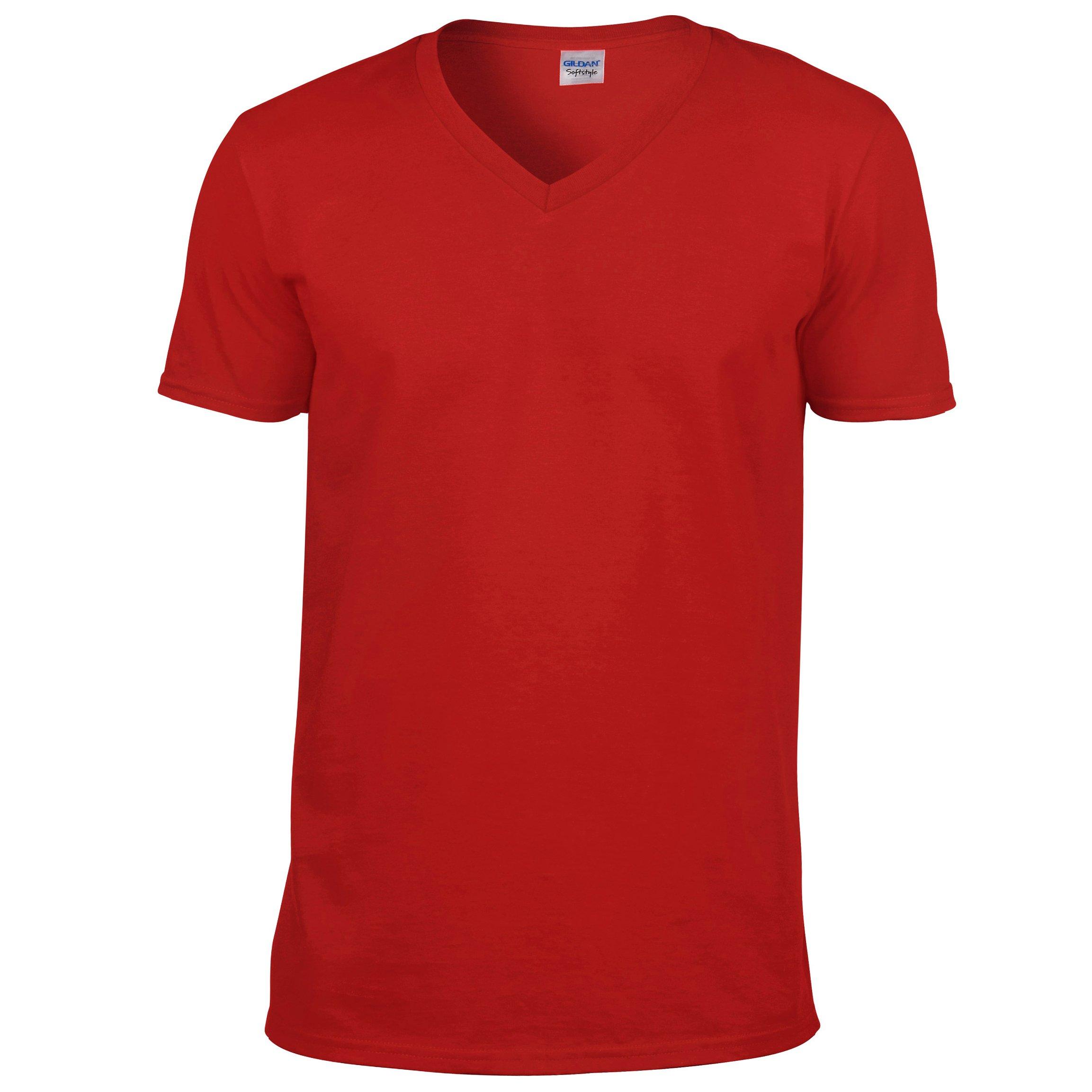 Gildan Soft Style V-Ausschnitt Kurzarm T-Shirt
