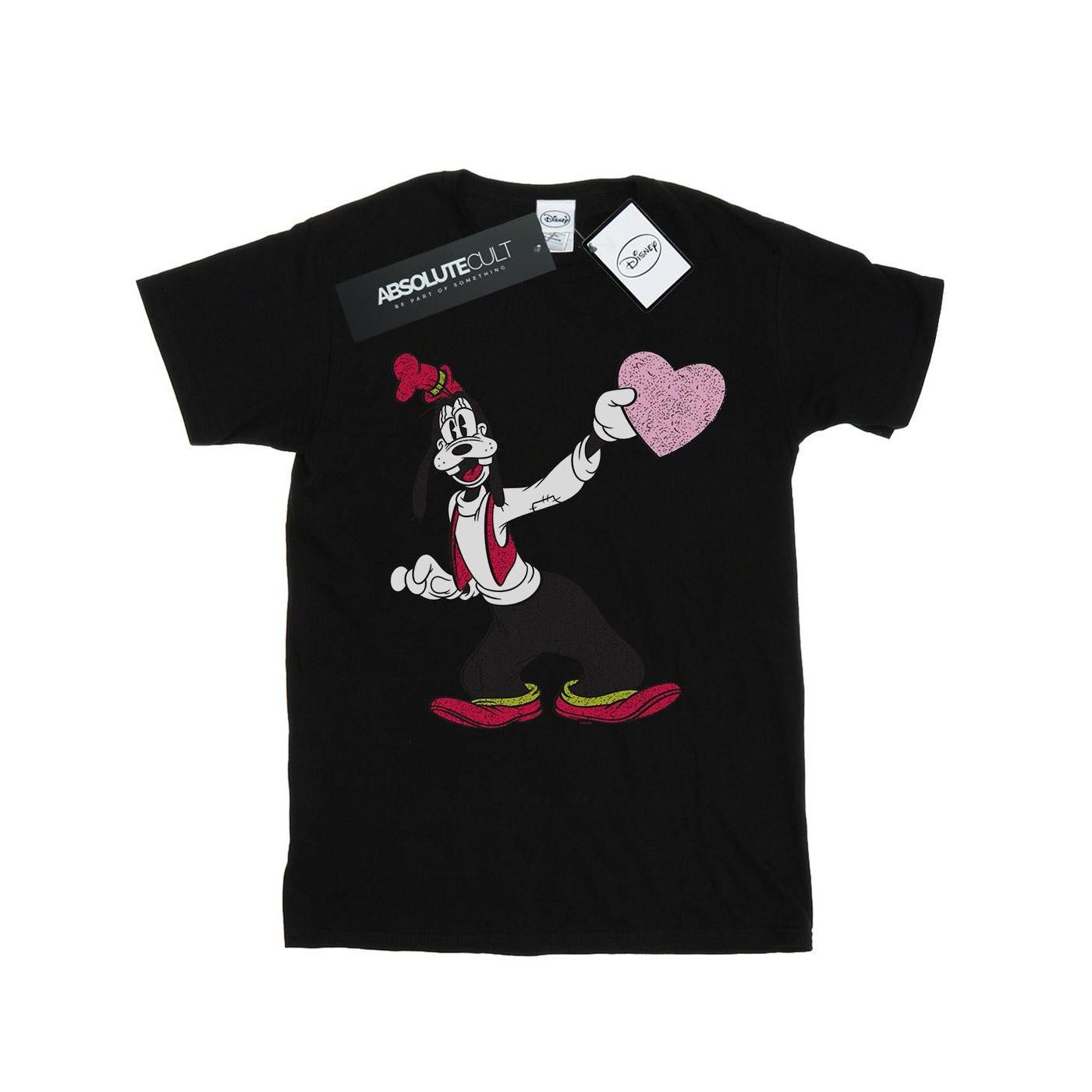 Disney Goofy Herz Print T-Shirt