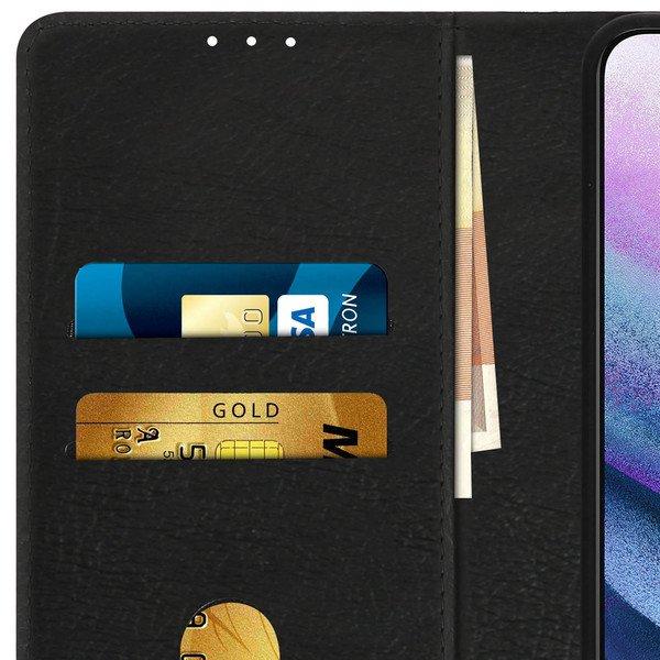 Avizar Klappetui Galaxy S21 Plus Schwarz