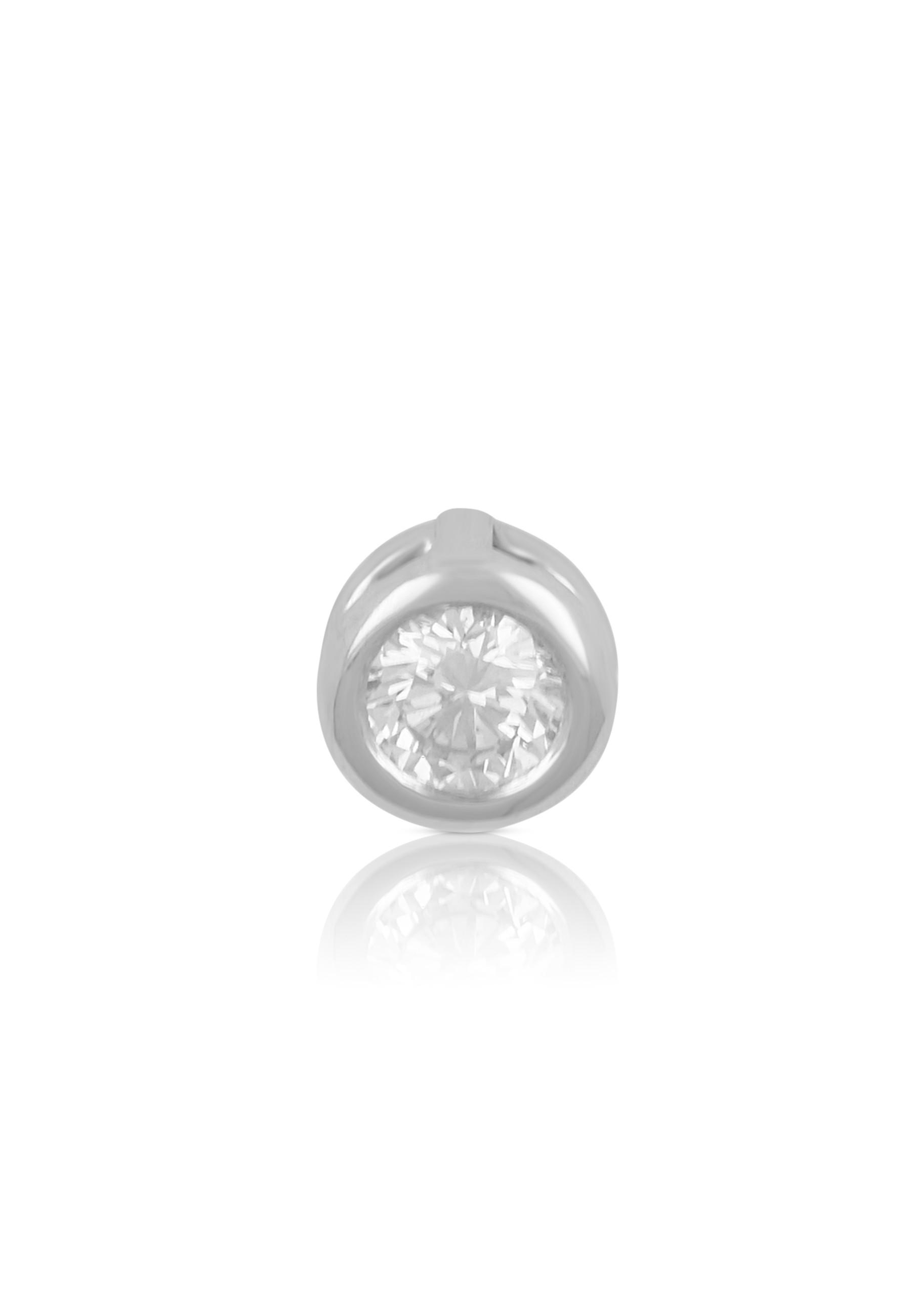 MUAU Schmuck Anhänger Diamant 0.25ct. Weissgold 750