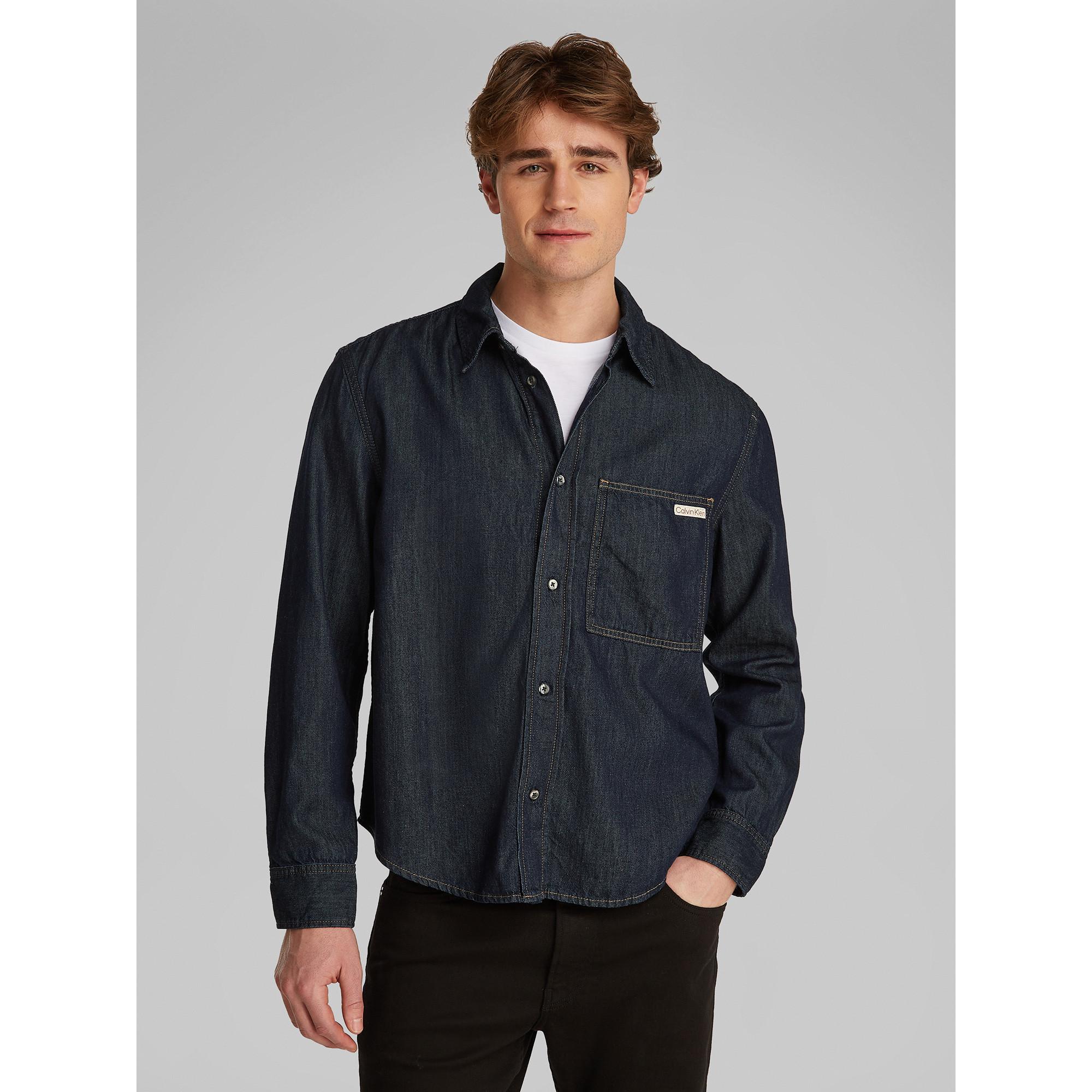Calvin Klein Jeans Langarm Denim Hemd Regular Fit