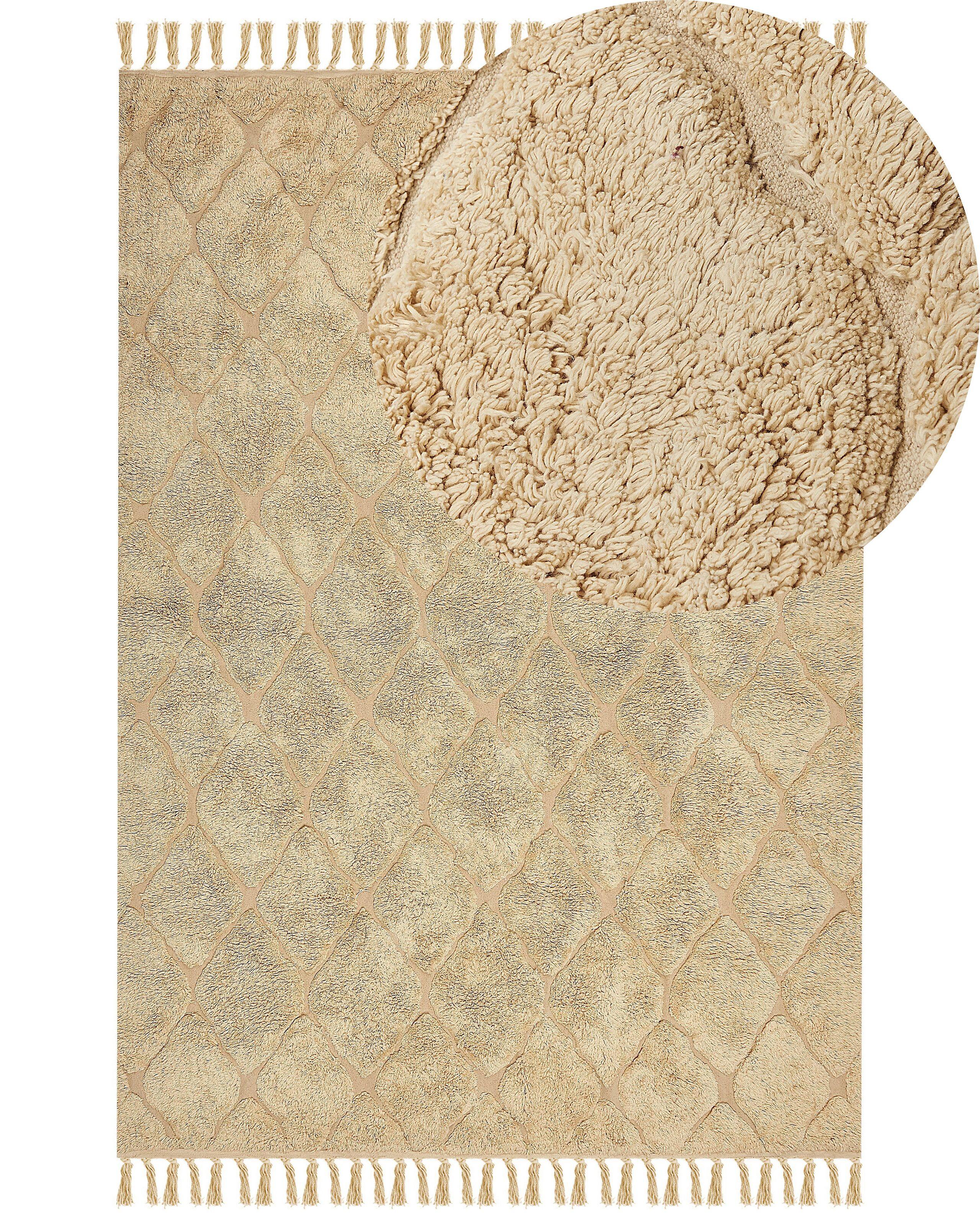 Beliani Teppich aus Baumwolle Boho SANLIURFA