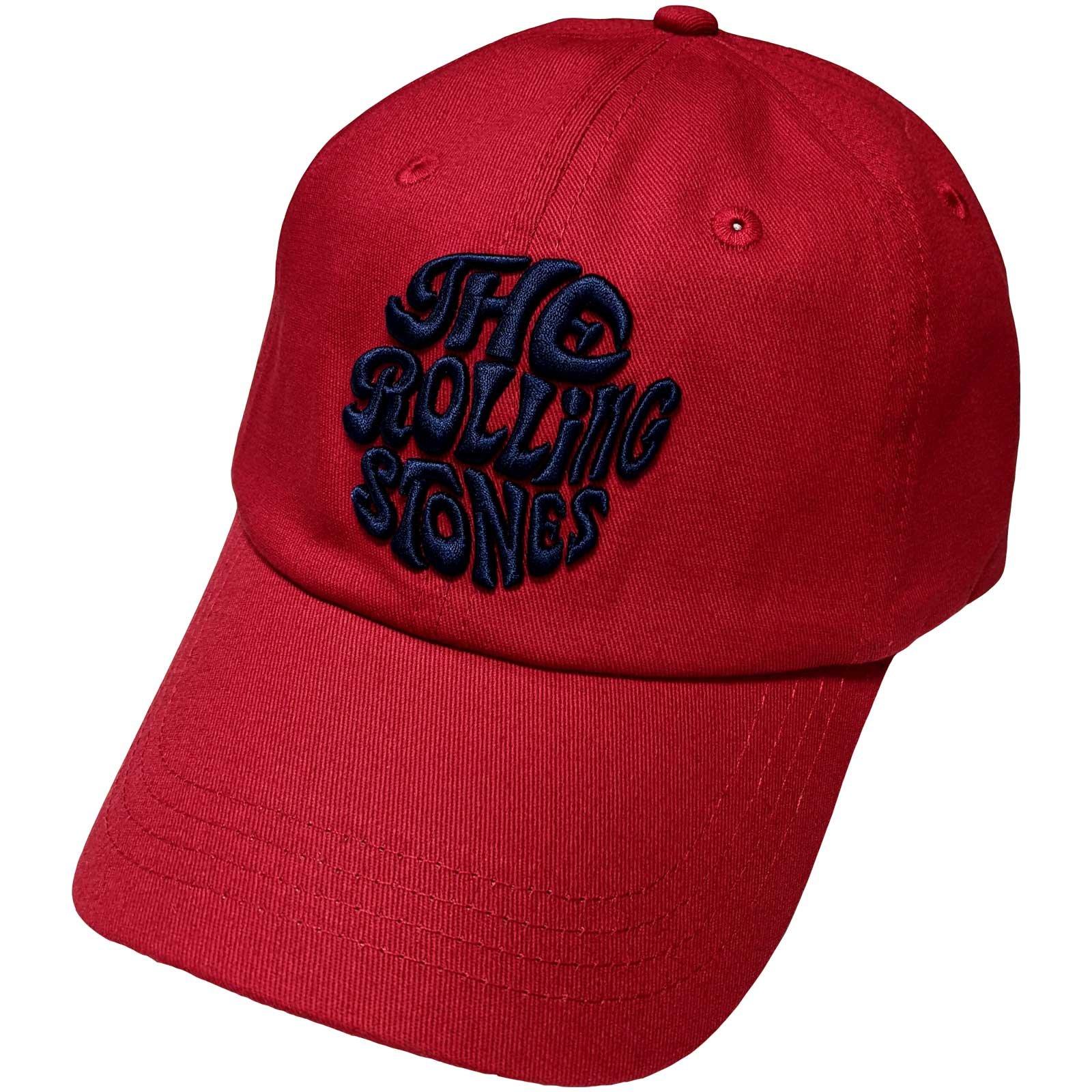 The Rolling Stones 70s BaseballMütze Logo