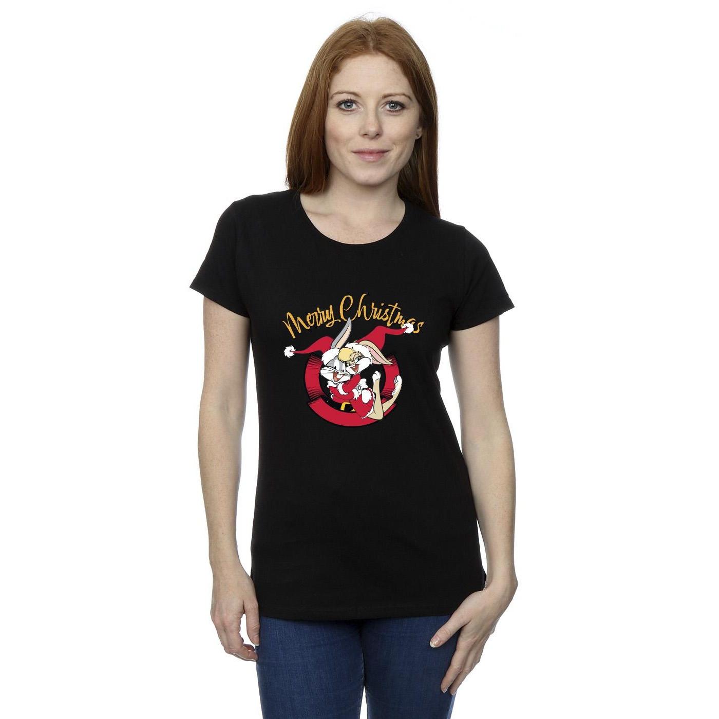 LOONEY TUNES Merry Christmas Bugs Bunny T-Shirt