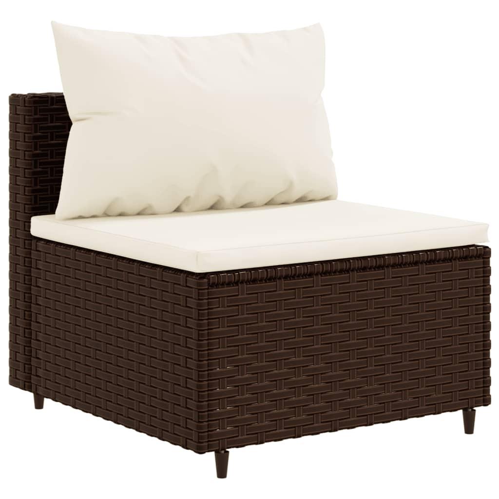 VidaXL Gartensofagarnitur poly-rattan