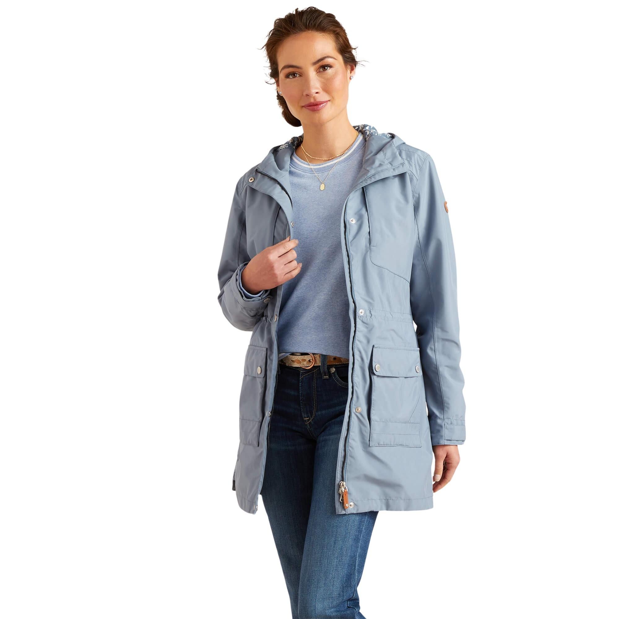 Ariat wasserdichte jacke équitation à capuche femme atherton