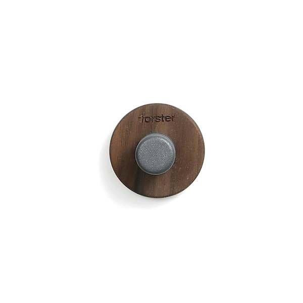 Forster Home Magnetischer Haken Rund Walnuss