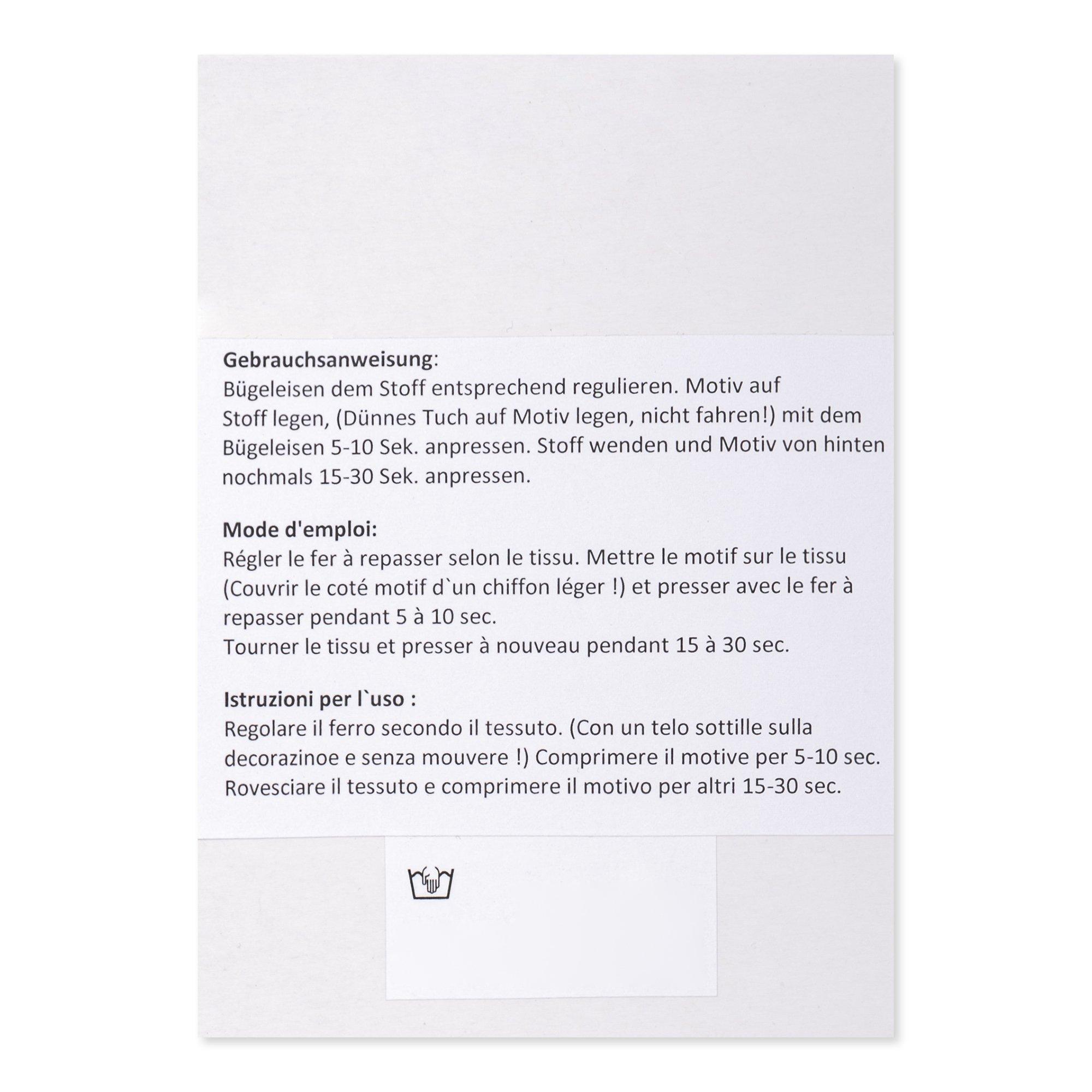 Boettcher Applikation Rose flauschig