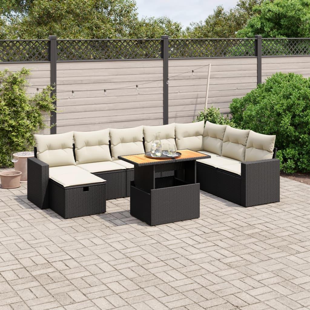 VidaXL Garten sofagarnitur poly-rattan