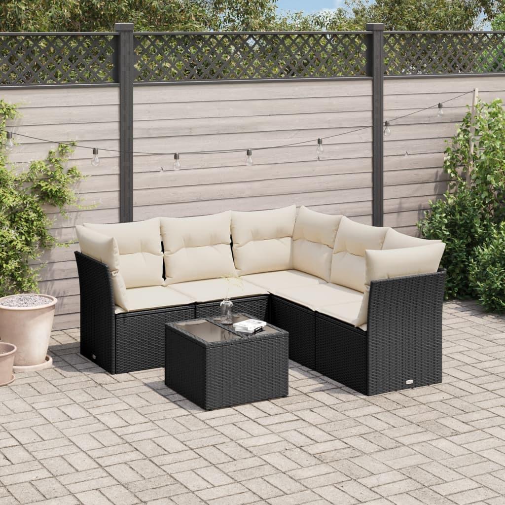 VidaXL Garten sofagarnitur poly-rattan