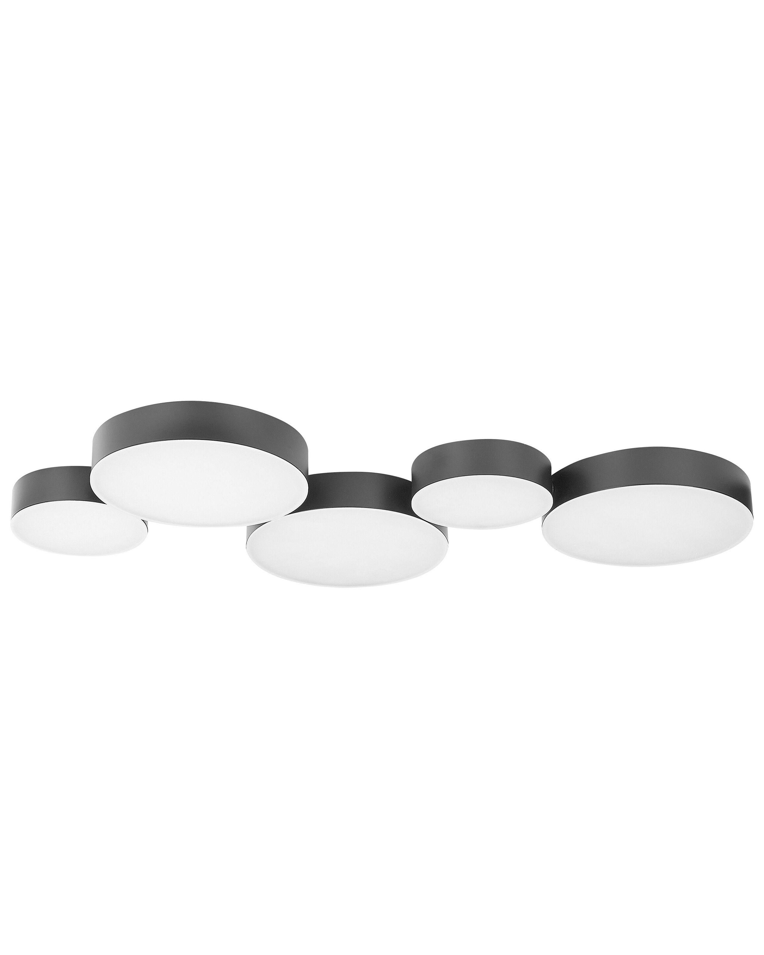 Beliani LED Deckenlampe aus Eisen Modern LUGA