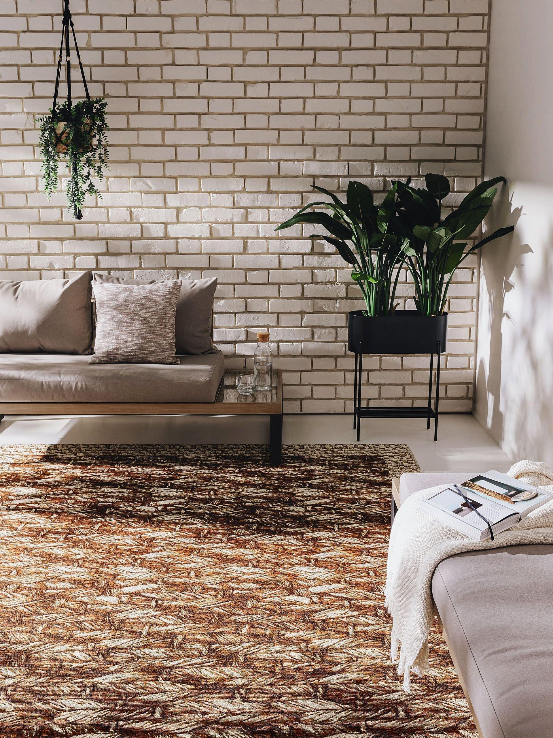 Benuta In- & Outdoor-Teppich Kenya CreamBeige