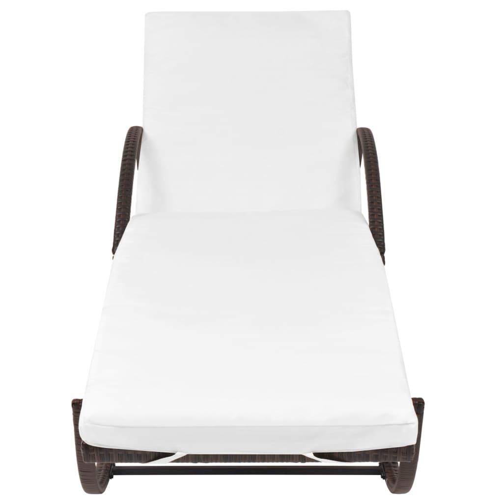 VidaXL Sonnenliege poly-rattan