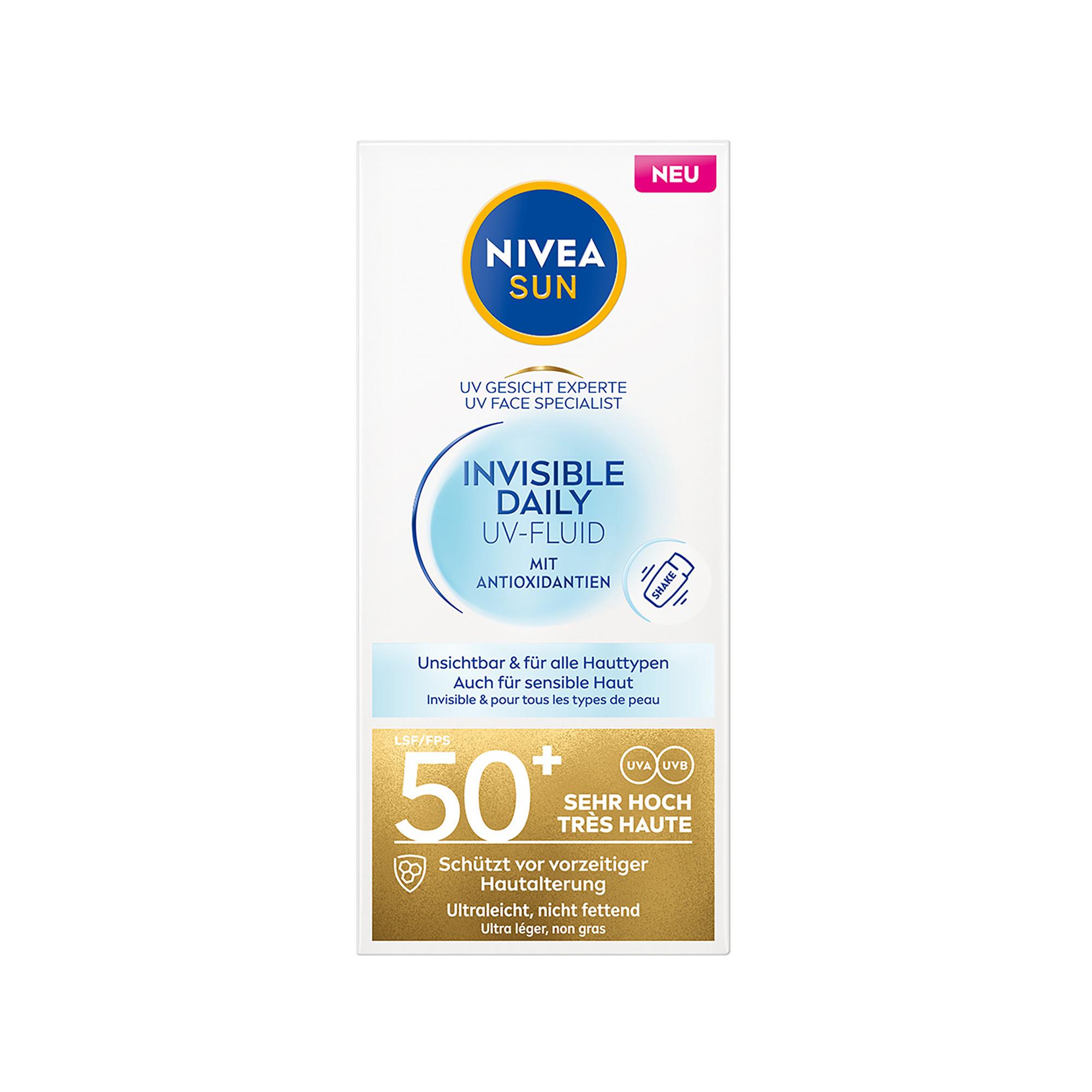 NIVEA SUN Sun UV Face Invisible Daily Fluid LSF 50+
