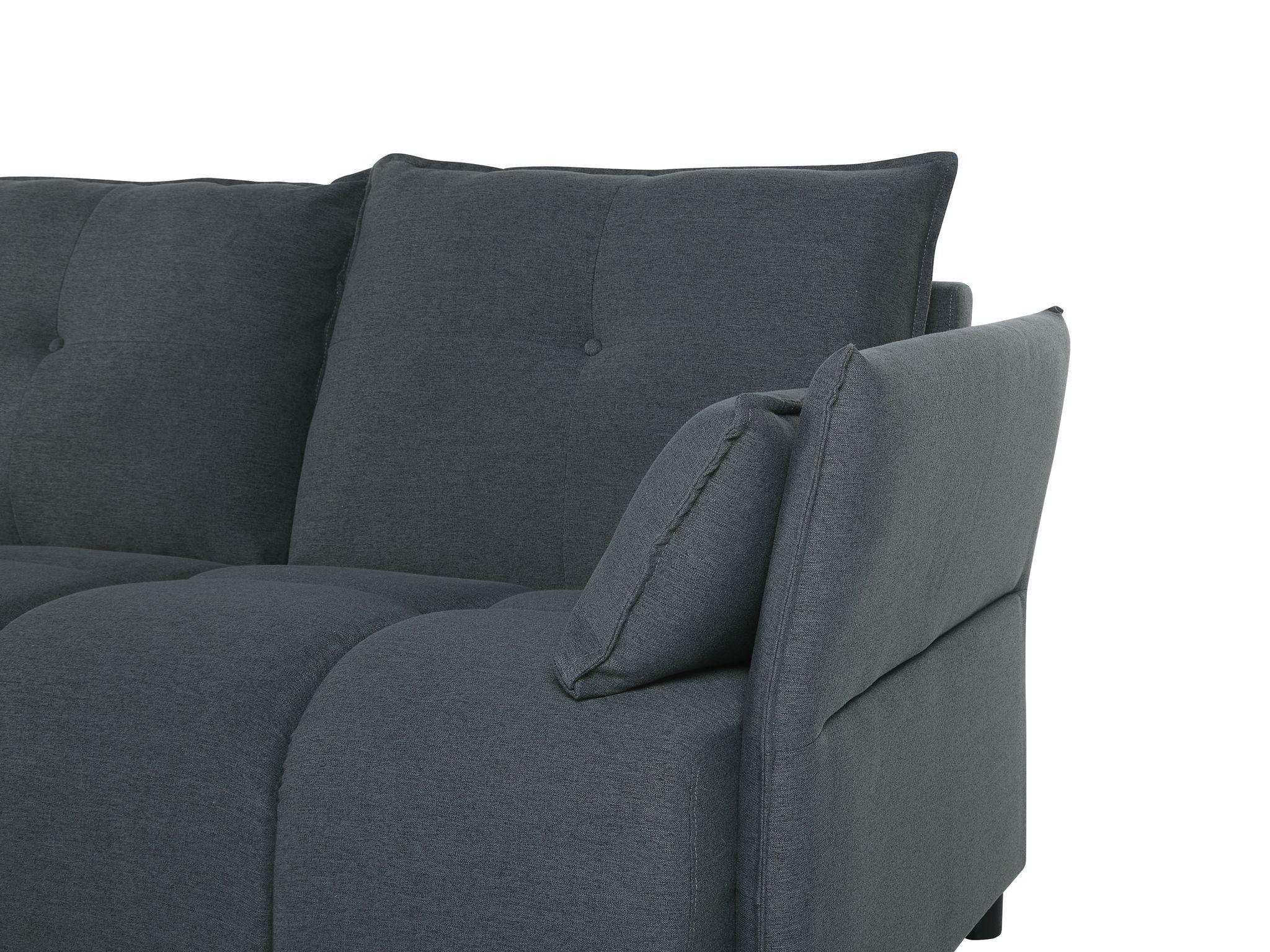 Beliani Ecksofa aus Polyester Klassisch TOMRA