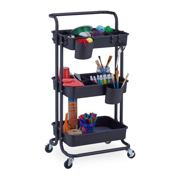 B2X Trolley mit 3 Regalen