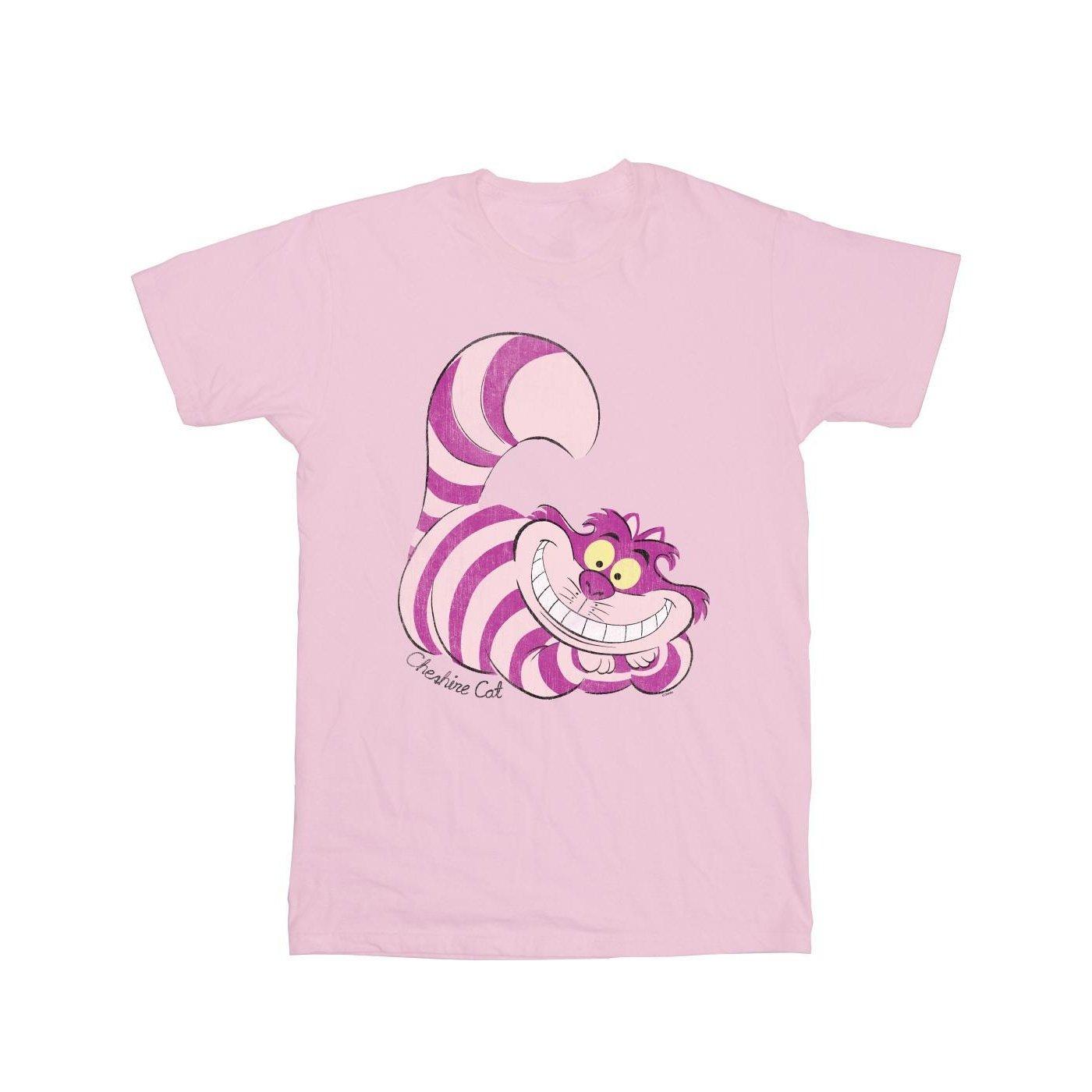 Alice in Wonderland Cheshire Cat Grafik Print T-Shirt