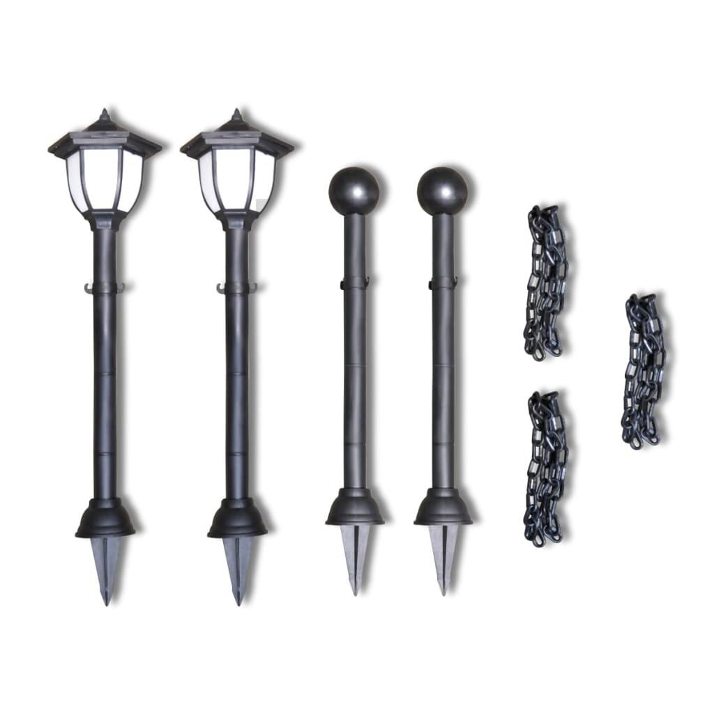 VidaXL Gartenlampe plastik