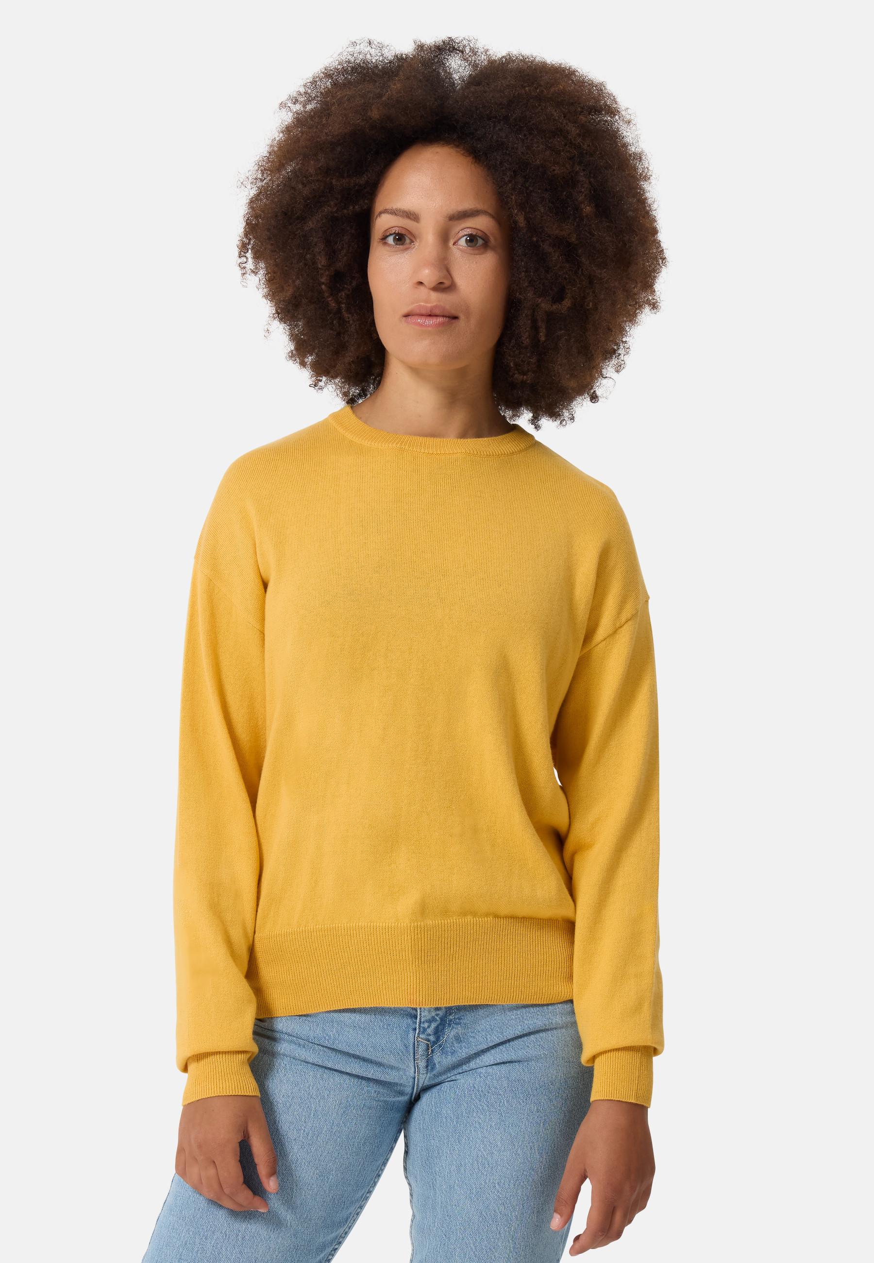 CASH-MERE.CH Wolle Kaschmir Oversize Style Rundhals Pullover