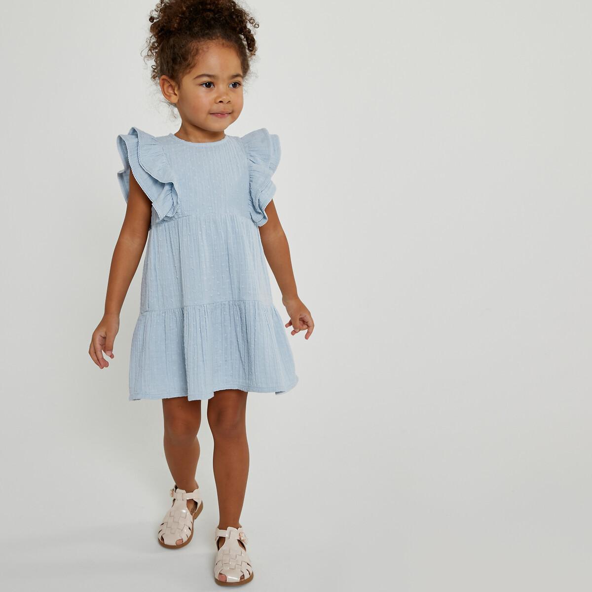La Redoute Collections Kleid aus Baumwoll-Musselin mit zartem Muster