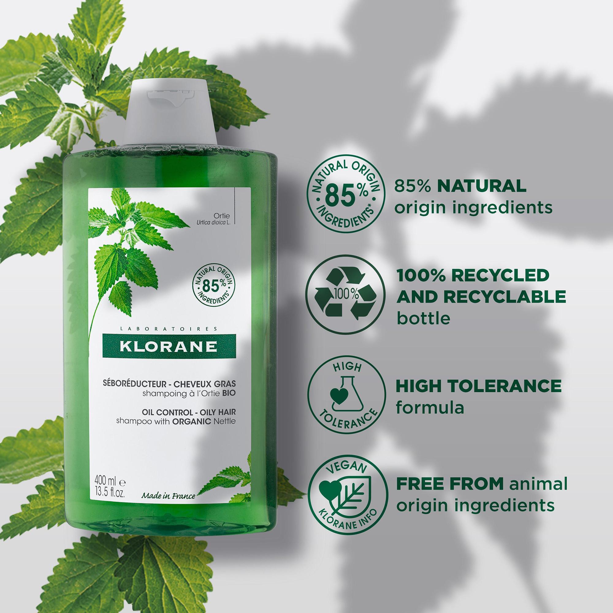 KLORANE BIO-Brennnessel Talgregulierendes Shampoo