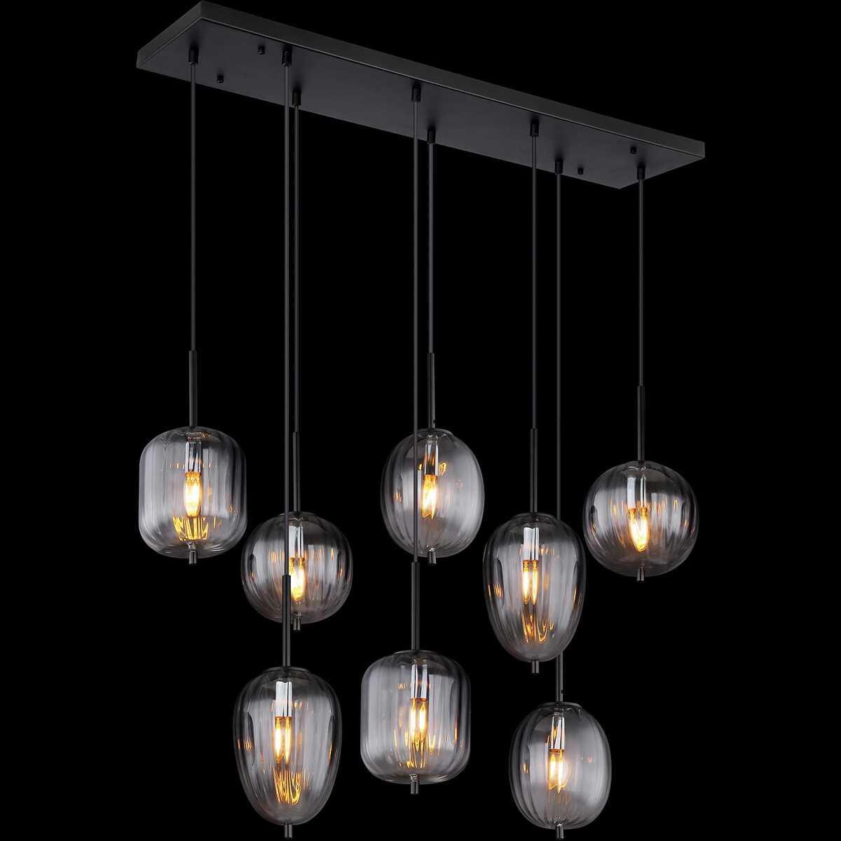 mutoni light Hängeleuchte Attila Metall matt 8xE14