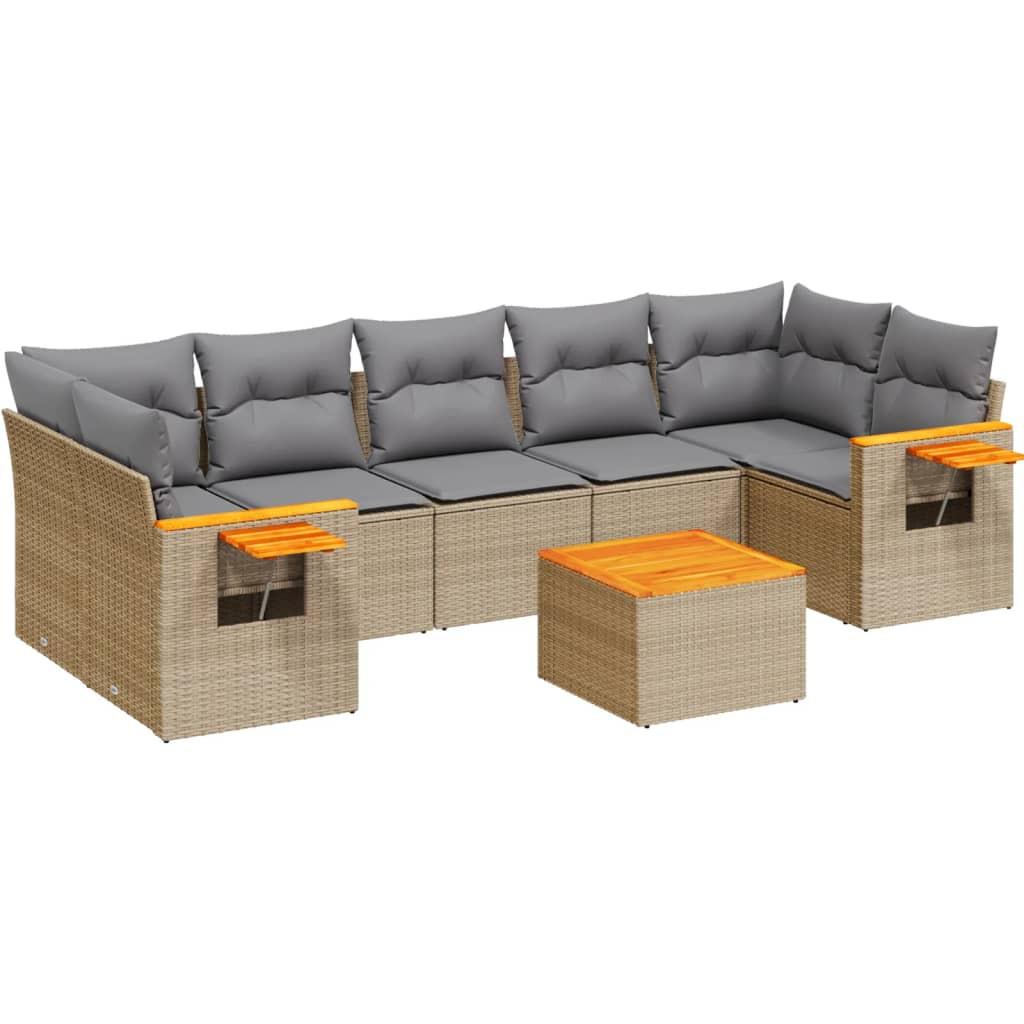 VidaXL Garten sofagarnitur poly-rattan