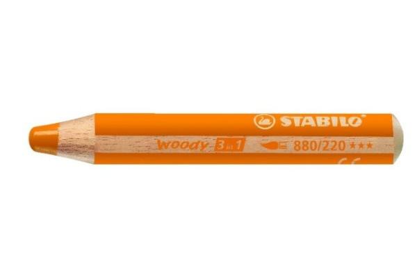STABILO STABILO Farbstifte Woody 3 in 1 880/220 orange