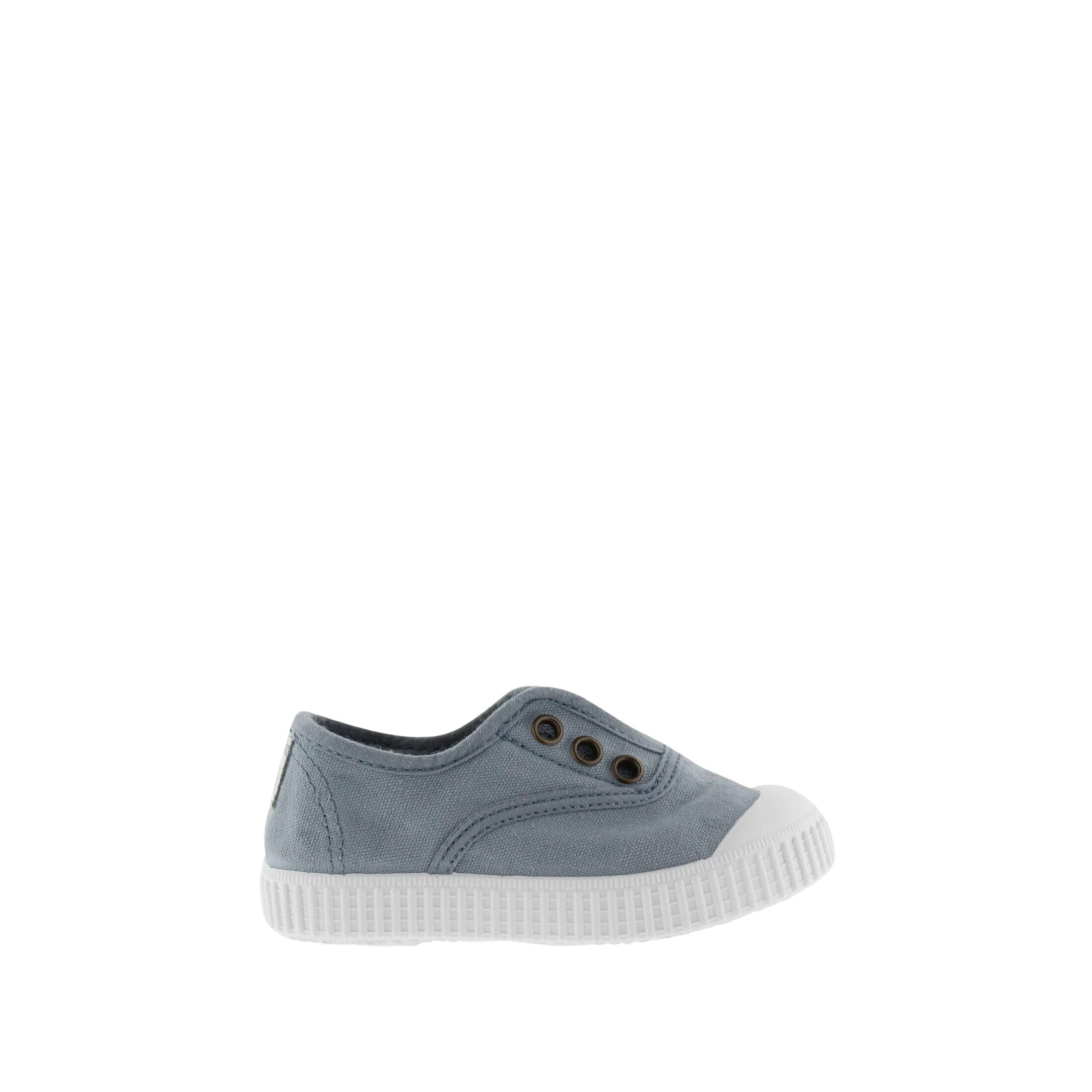 Victoria sneakers aus gewaschenem leinen ohne schnürsenkel, mädchen 1915 anglaise