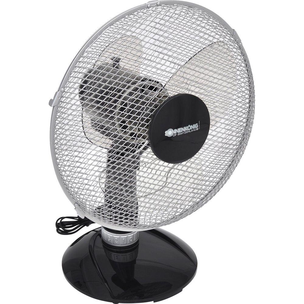 Sonnenkonig Tischventilator Metal Black 12' MetallSchwarz