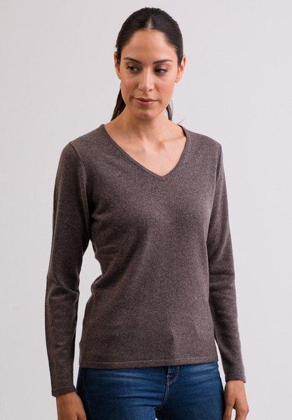 CASH-MERE.CH Kaschmir V-Ausschnitt Pullover
