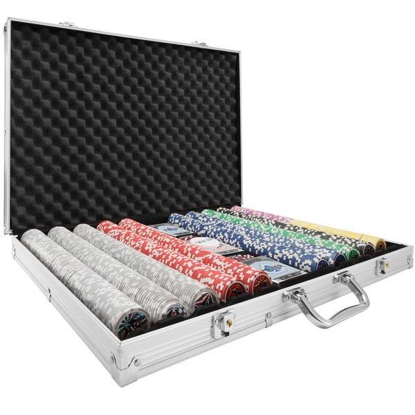 Tectake Pokerset inkl. Aluminiumkoffer