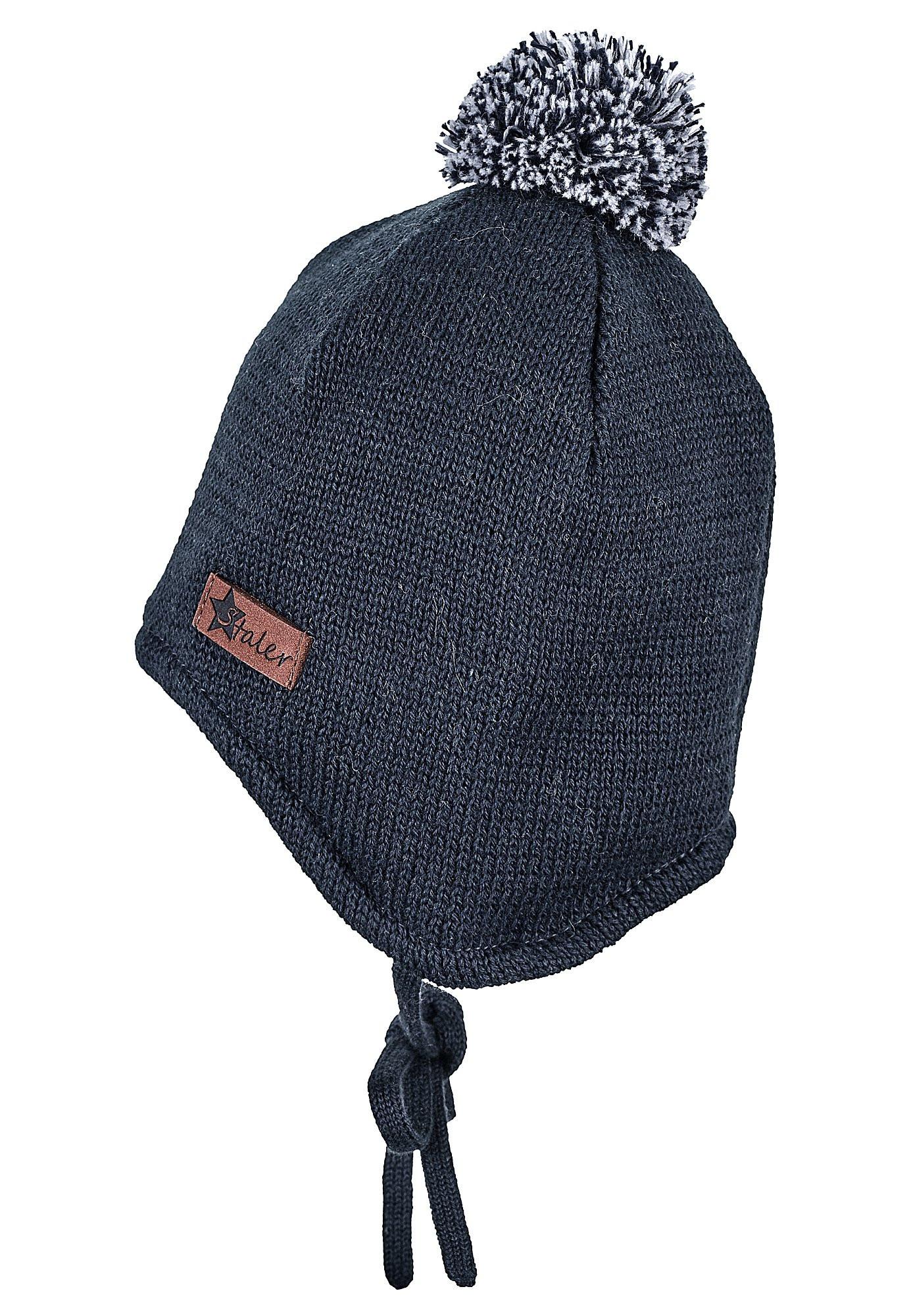 Sterntaler Kleinkinder Strickmütze marine