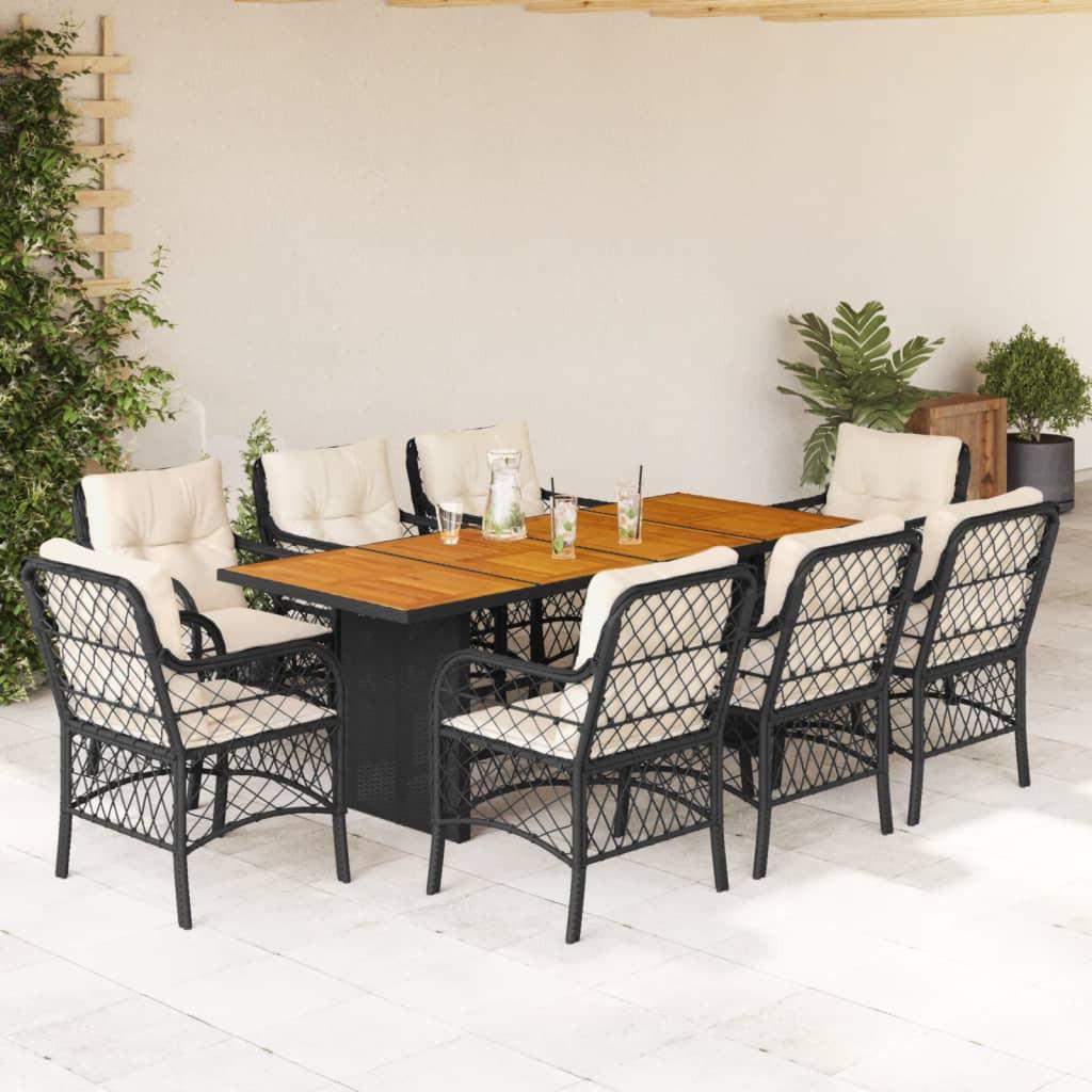 VidaXL Garten essgruppe poly-rattan