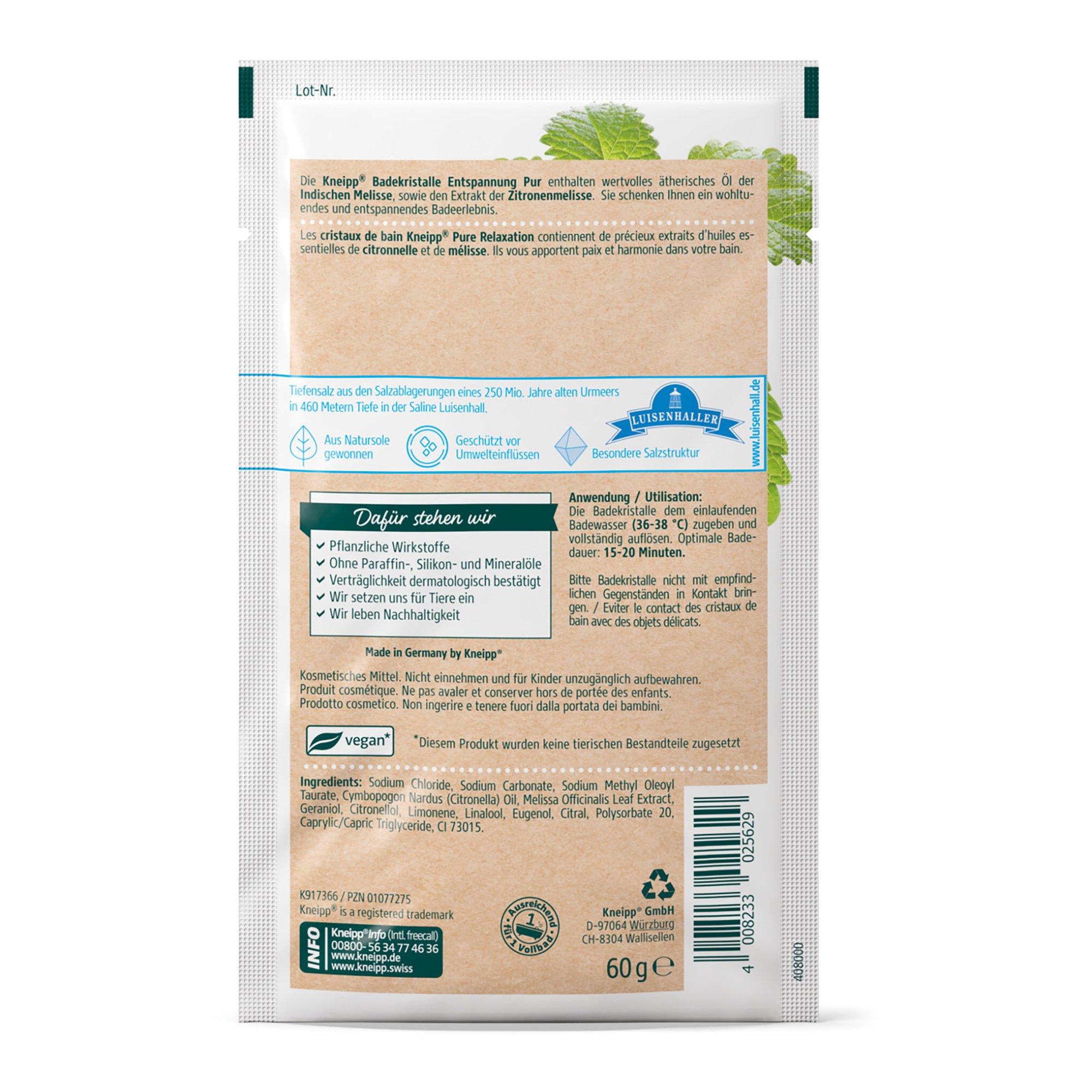 Kneipp Badekristalle Entspannung Pur