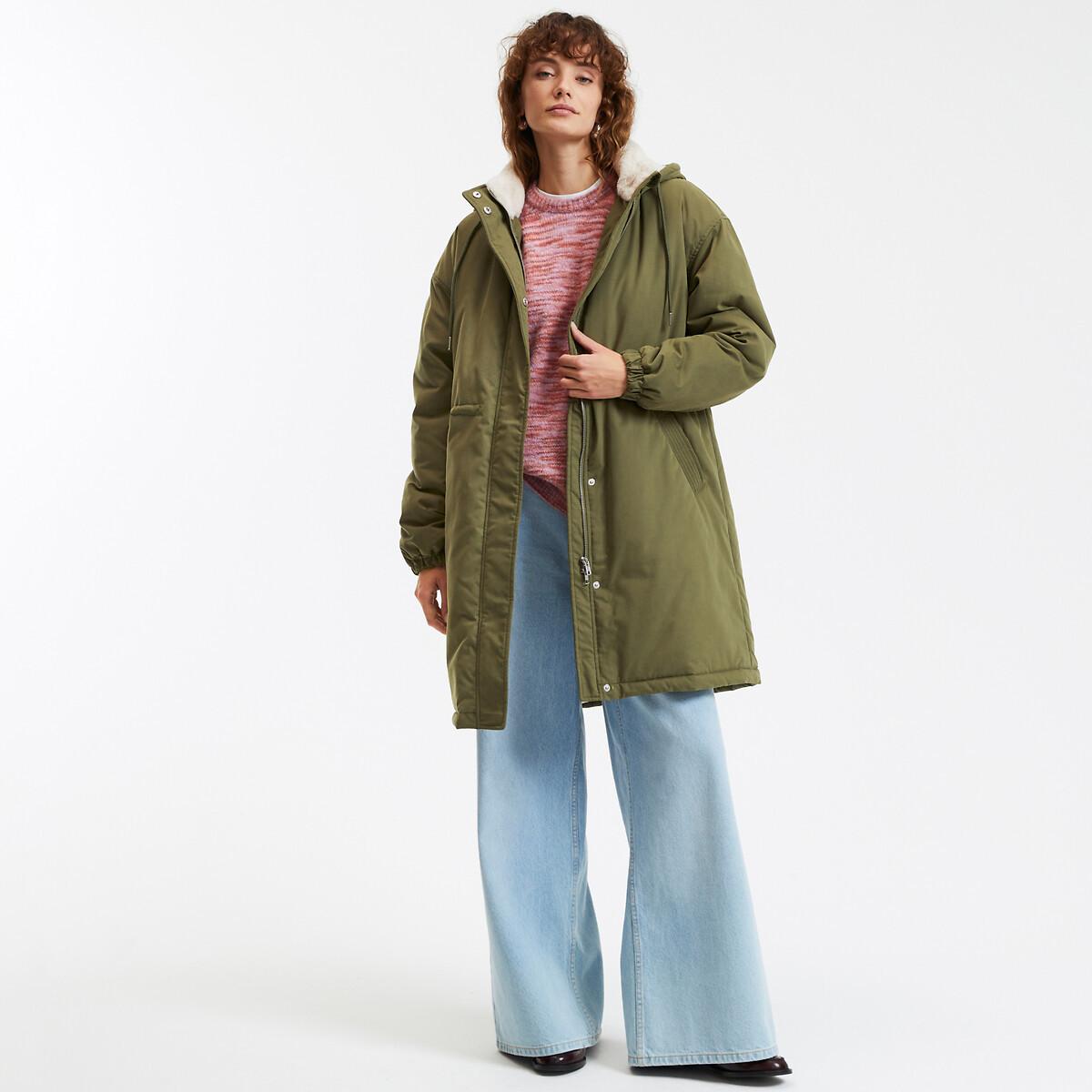 La Redoute Collections Winterparka mit fester Kapuze