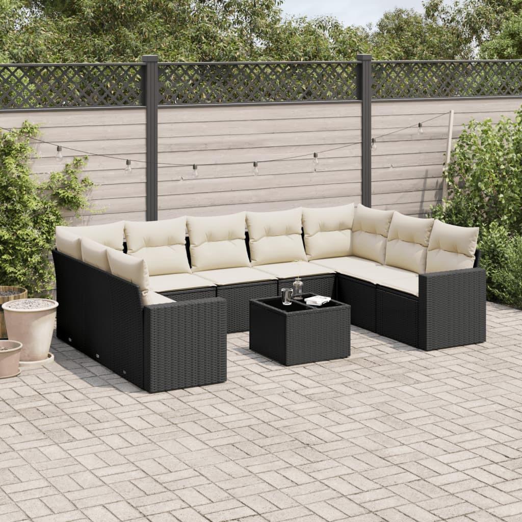 VidaXL Garten sofagarnitur poly-rattan
