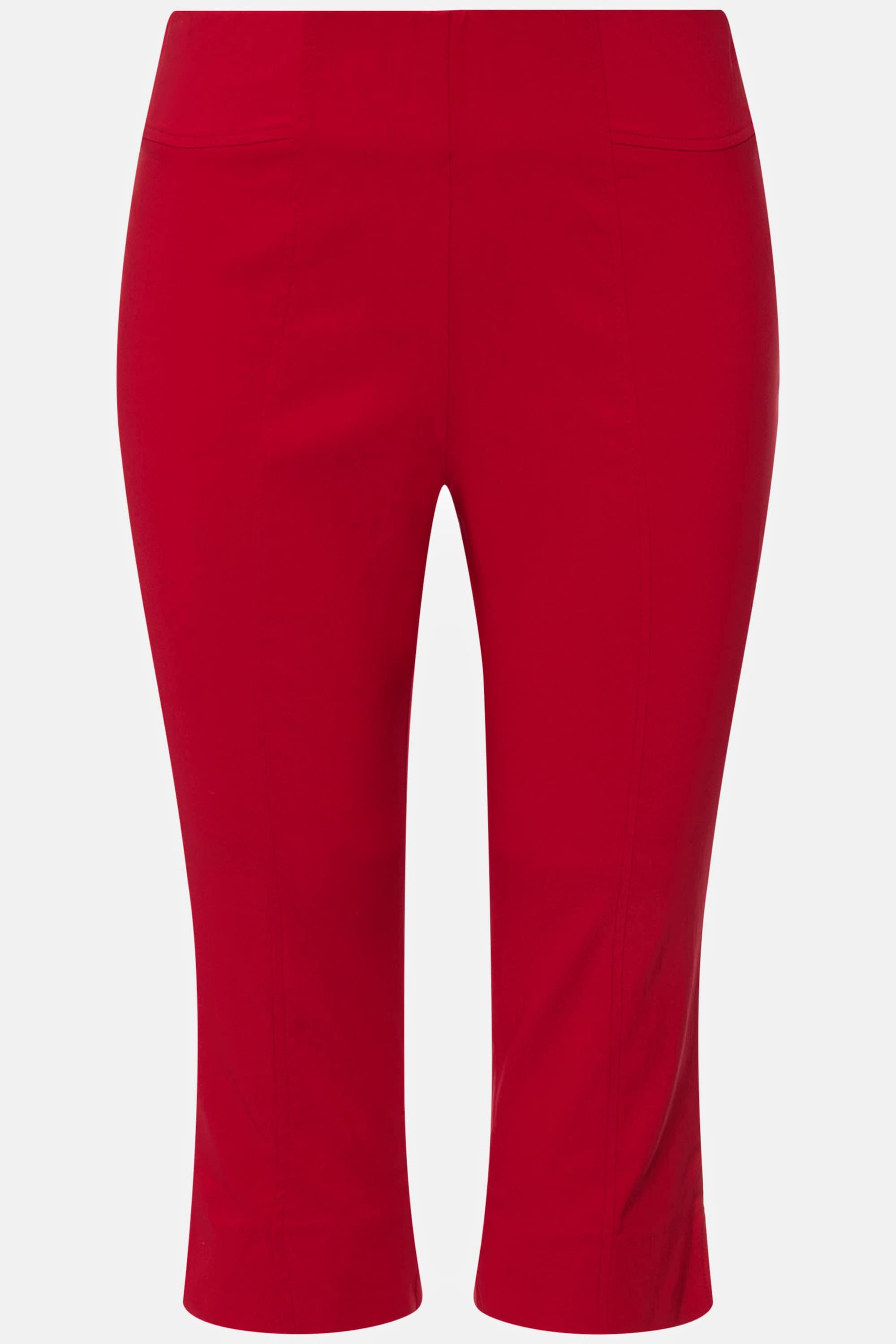 Ulla Popken Bengalin Capri hochelastisch knitterarm Gummibund