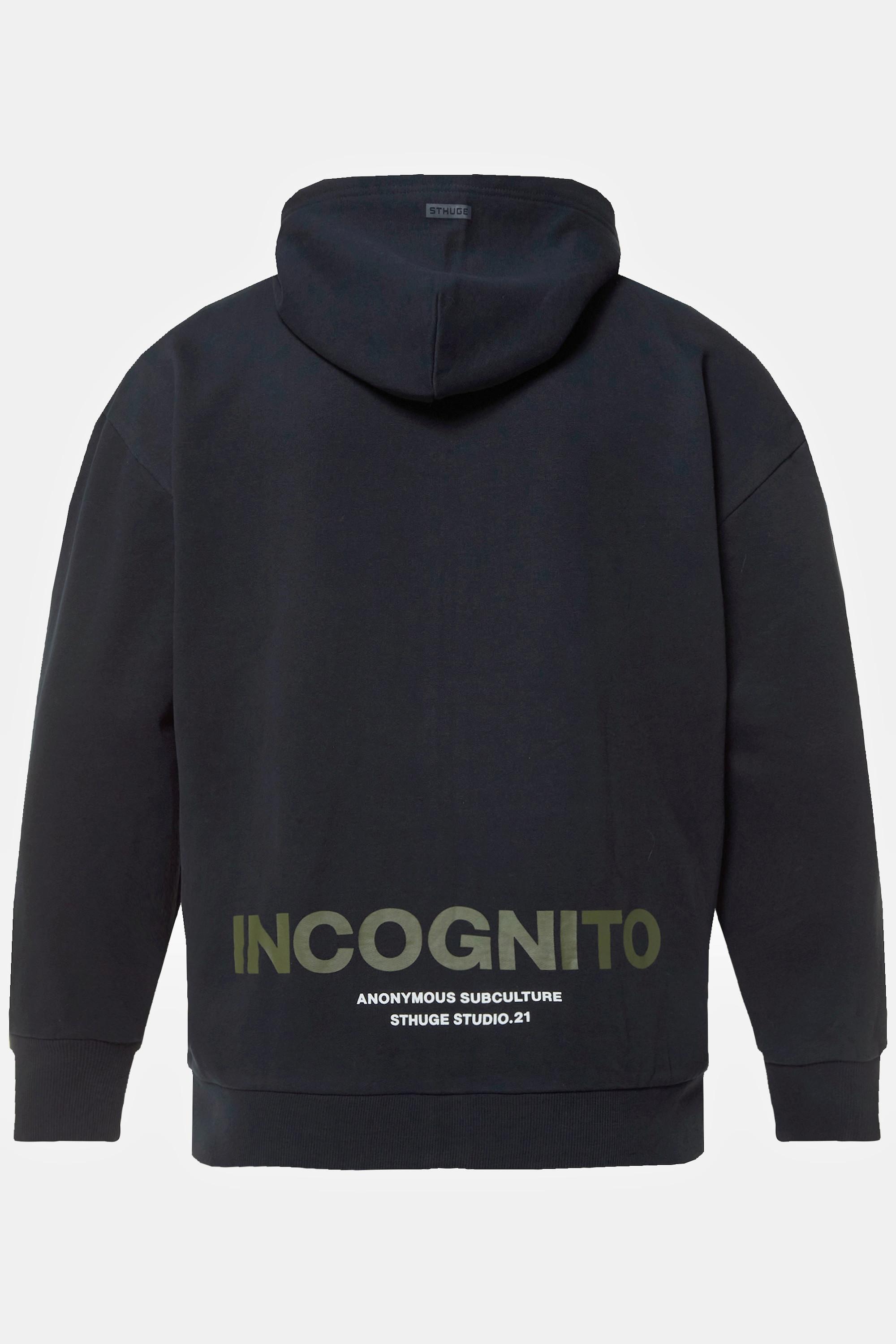 Sthuge Hoodie-Jacke, Fleece, Kapuze, Prints