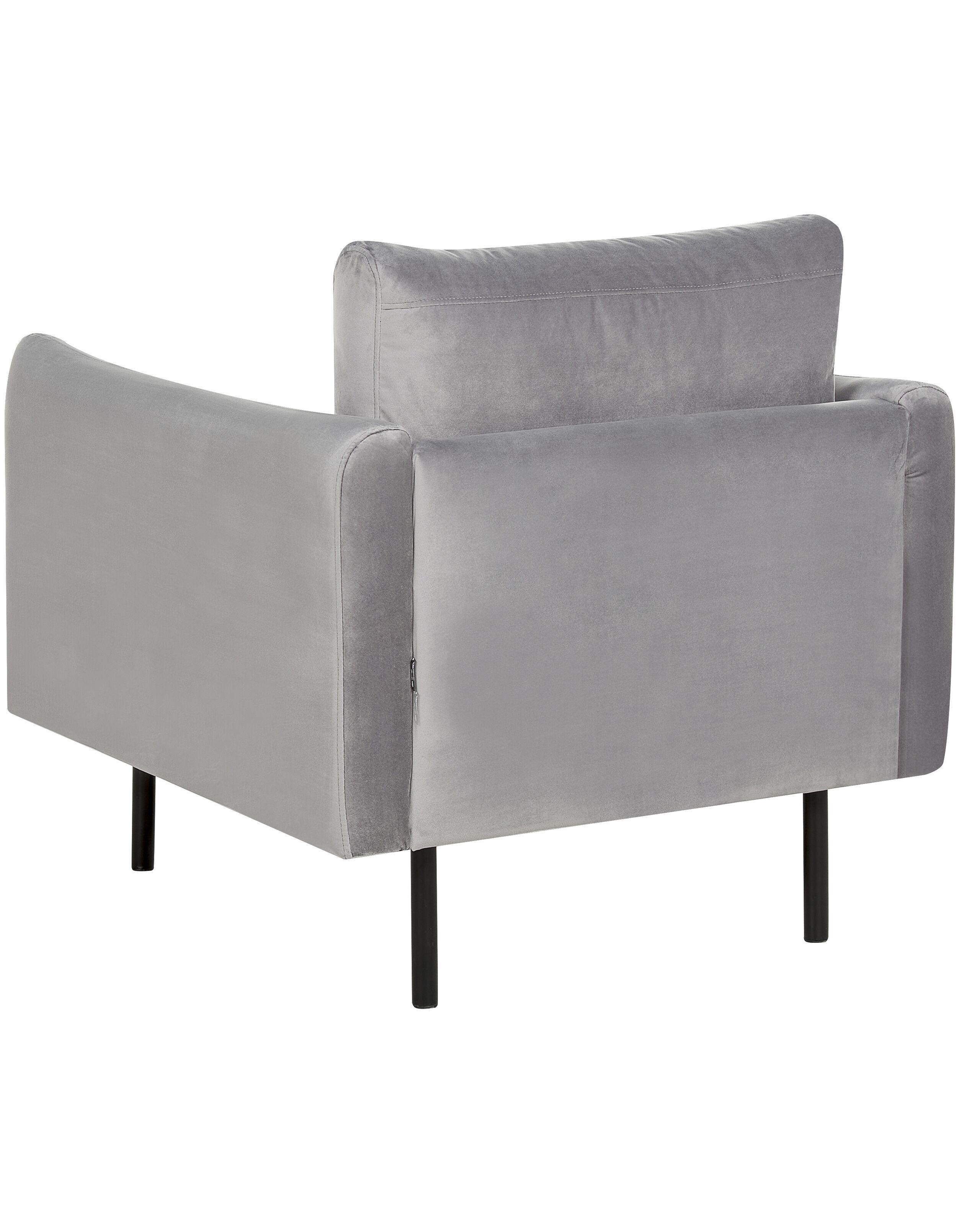 Beliani Sessel aus Samtstoff Modern VINTERBRO