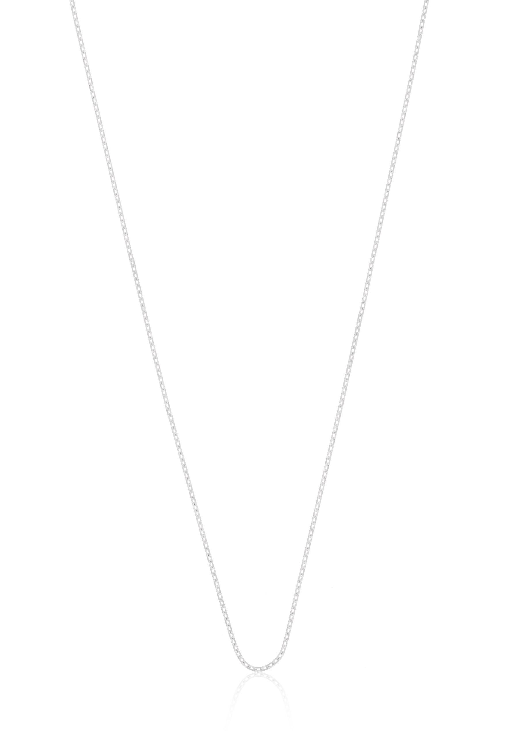 MUAU Schmuck Collier Anker Weissgold 750, 0.9mm, 45cm