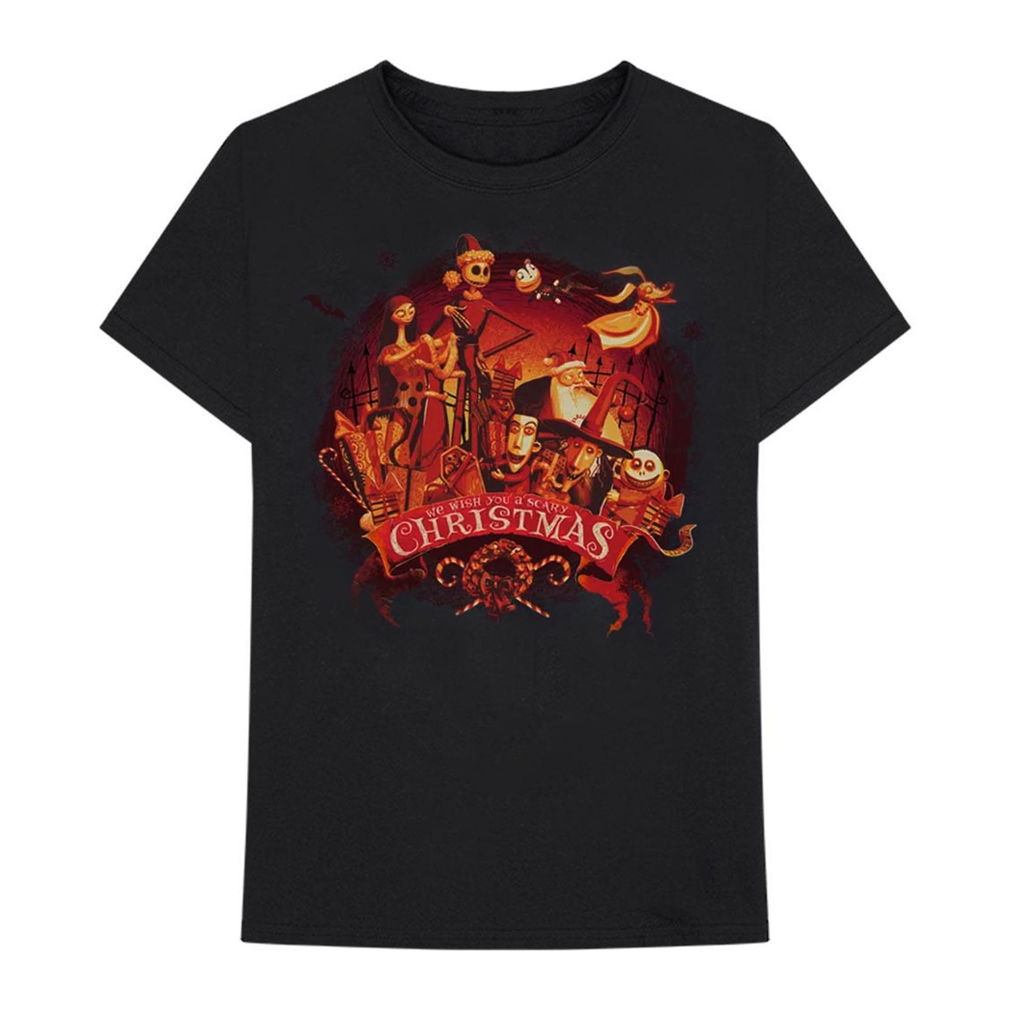 Nightmare Before Christmas We Wish You A Scary Christmas T-Shirt