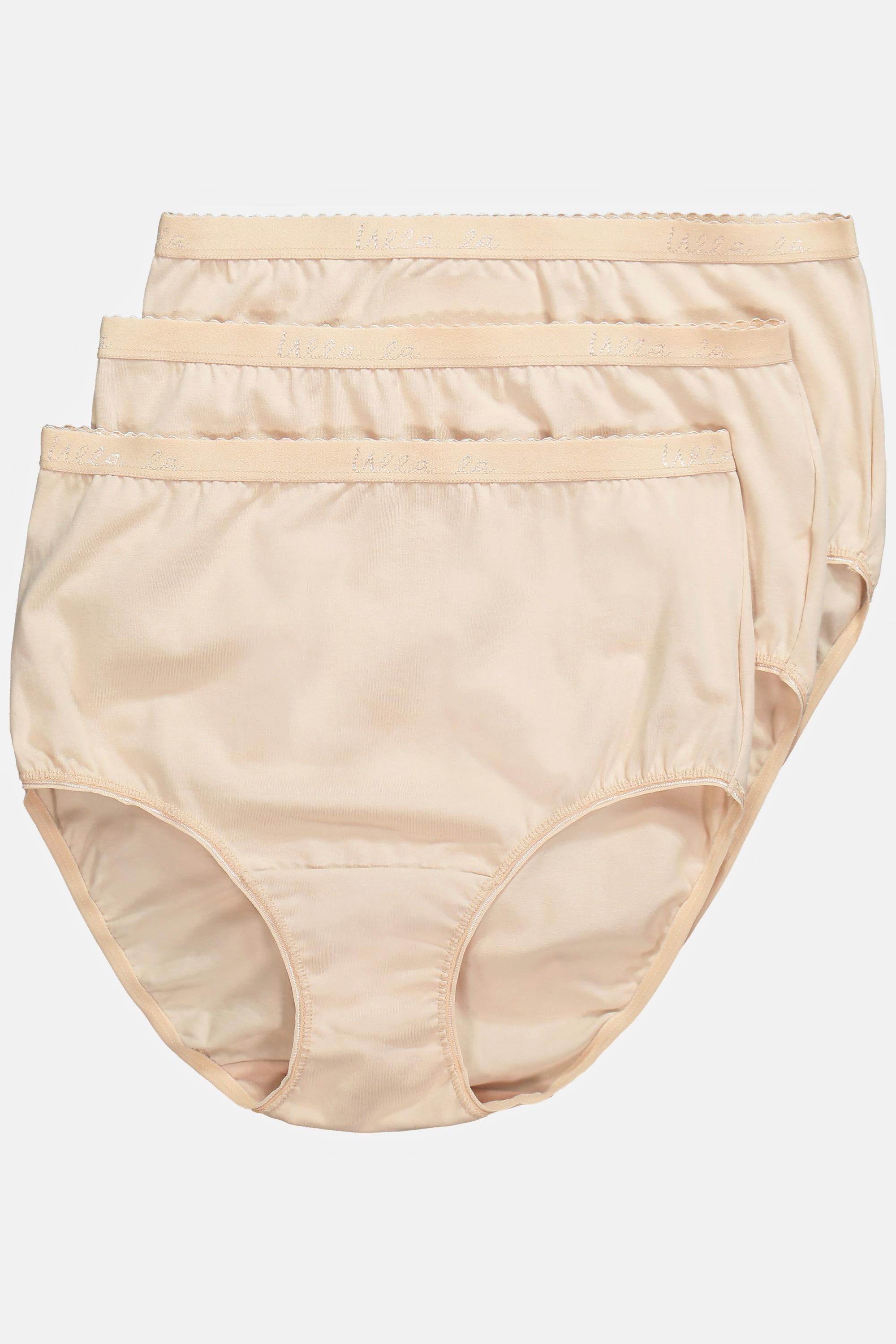 Ulla Popken Maxislips, 3er-Pack, High Waist