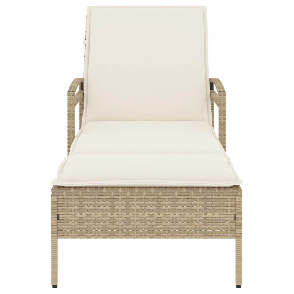 VidaXL Sonnenliege poly-rattan
