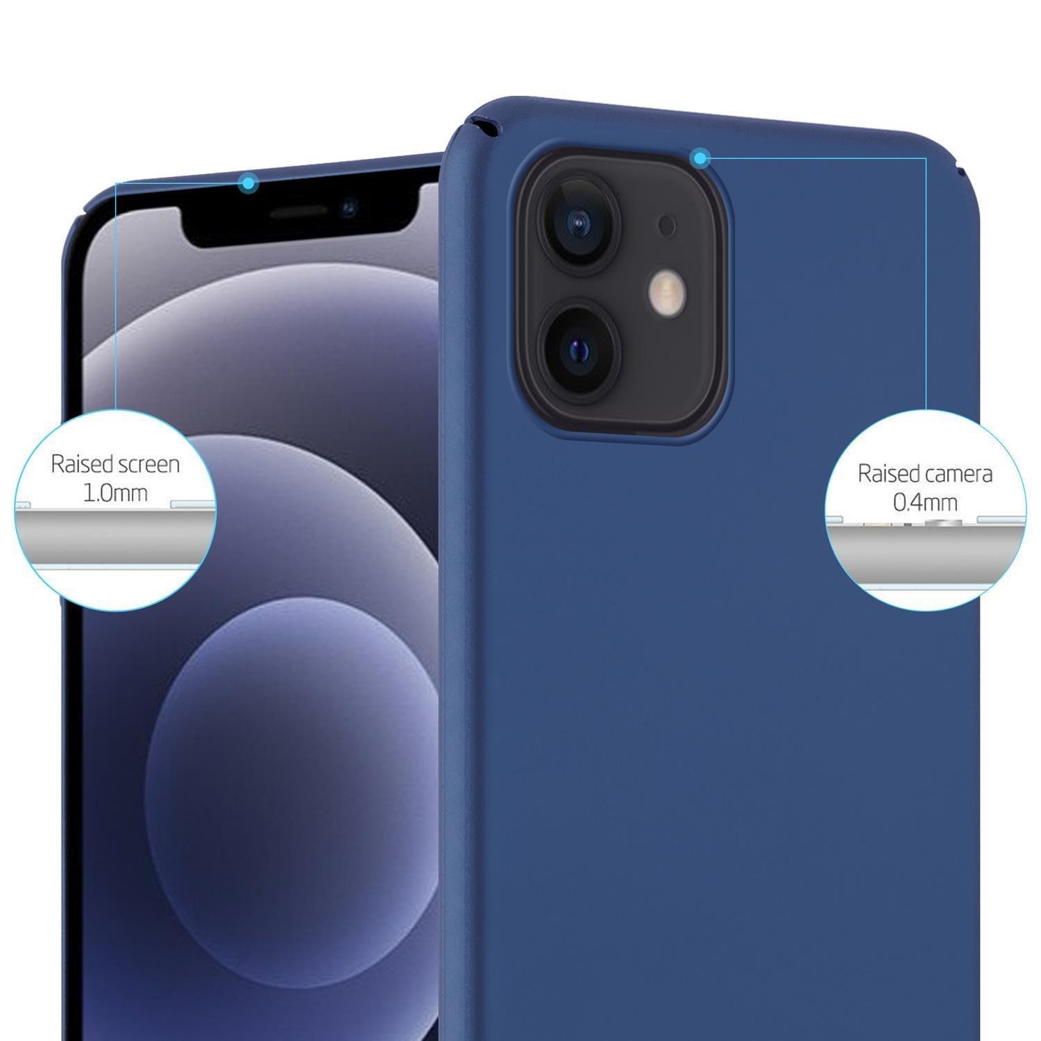 Cadorabo Hülle für Apple iPhone 12 12 PRO Hard Case in Metall Optik