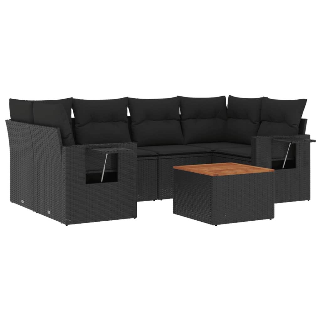 VidaXL Garten sofagarnitur poly-rattan