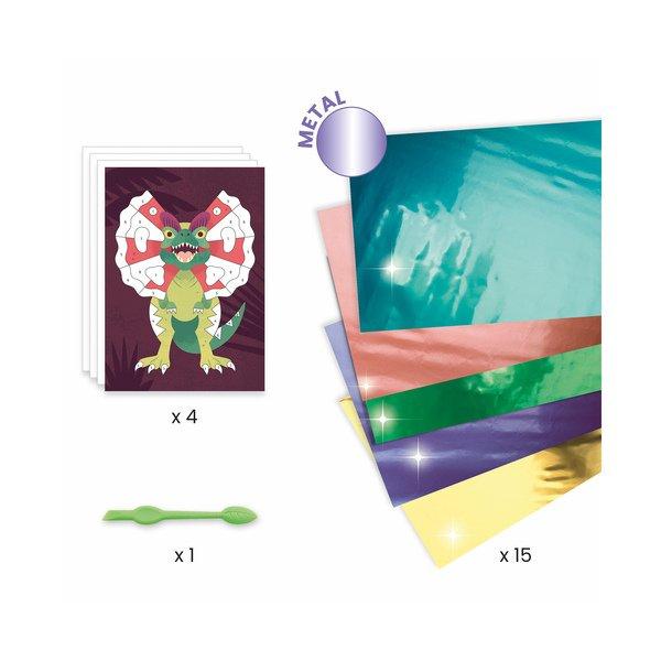 Djeco Folienbilder zum Beschichten Jurassic